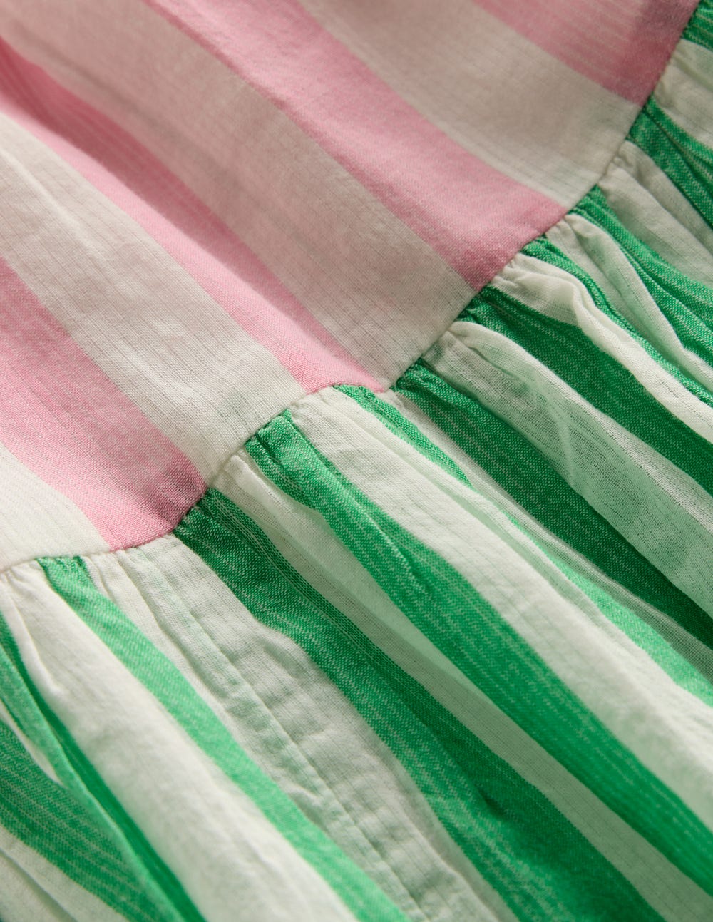 Aurelia Tiered Twirly Dress-Hotchpotch Stripe - Image 3