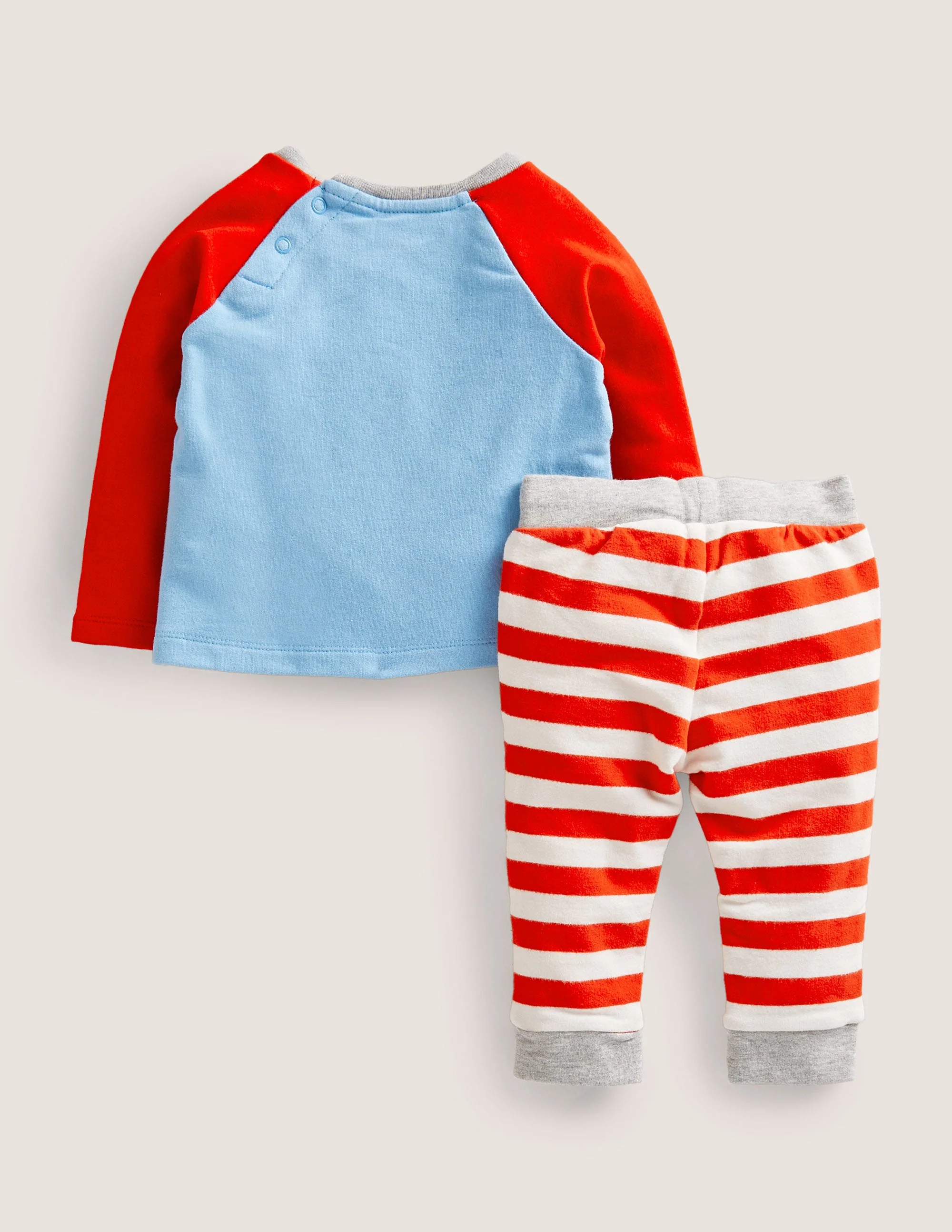 Appliqué Jersey Play Set-Ivory/Fire Red Dog - Image 2