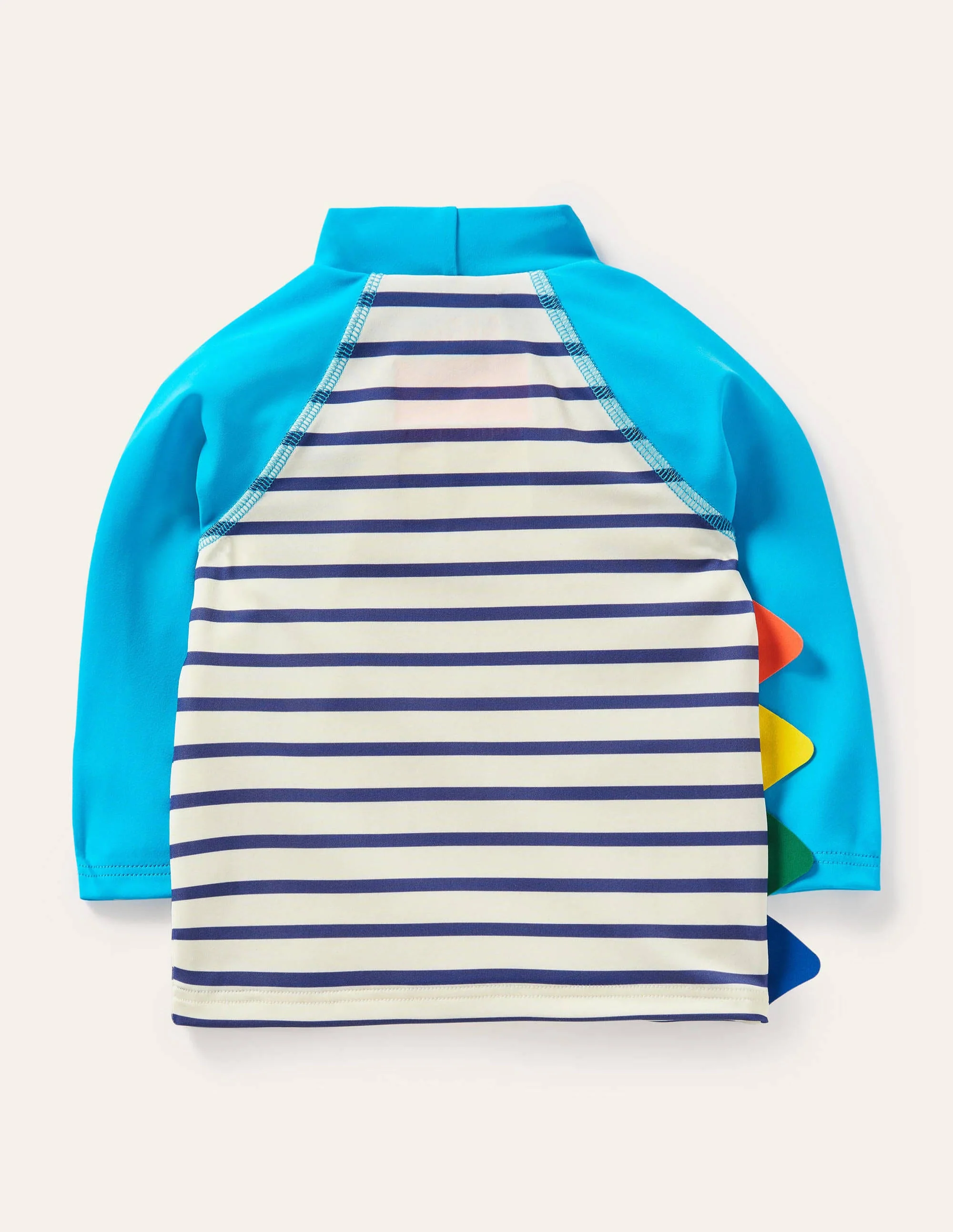 Appliqué Rash Guard-Ivory/Starboard Crocodile - Image 2
