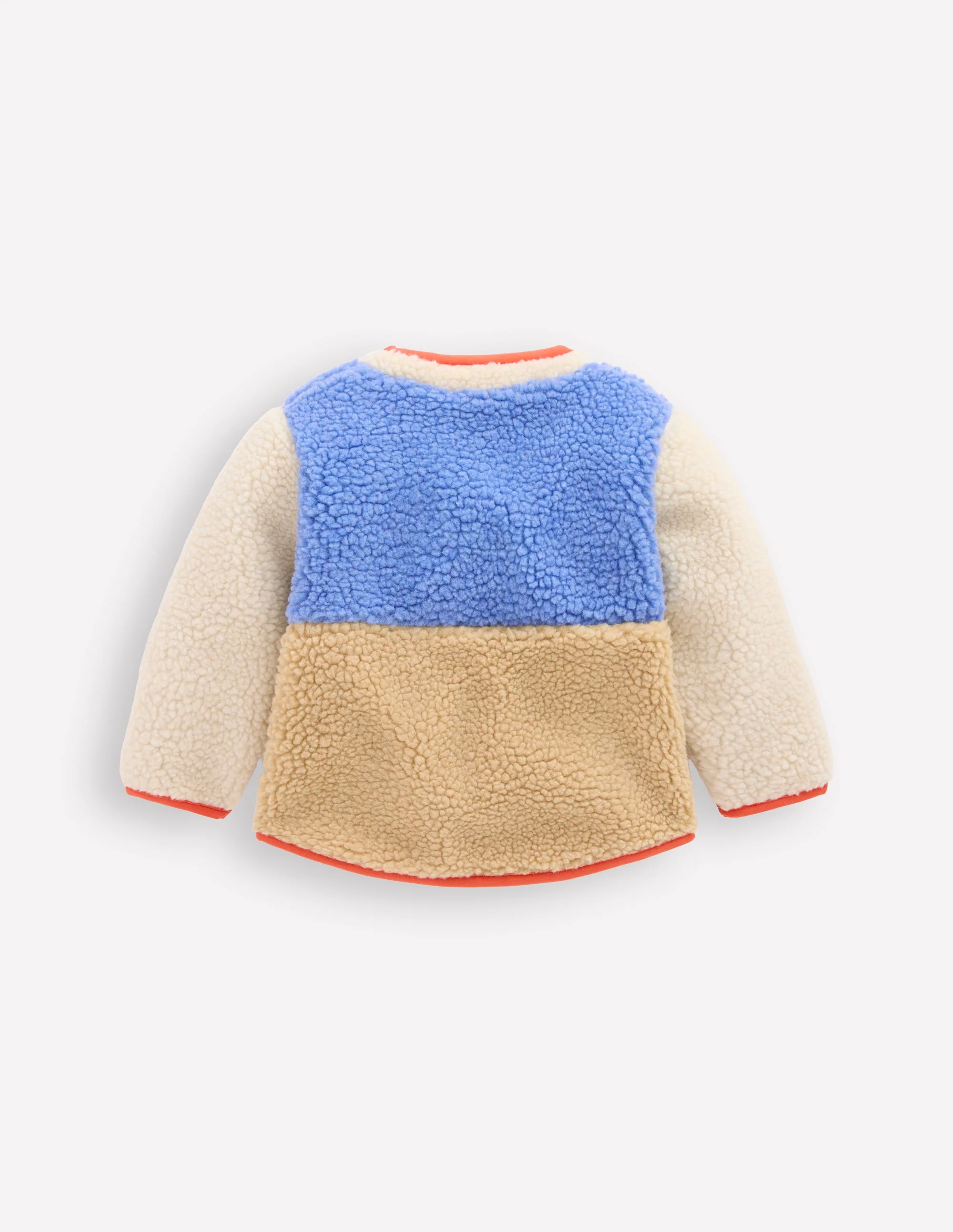 Cosy Borg Jacket-Multi Colour Block - Image 2