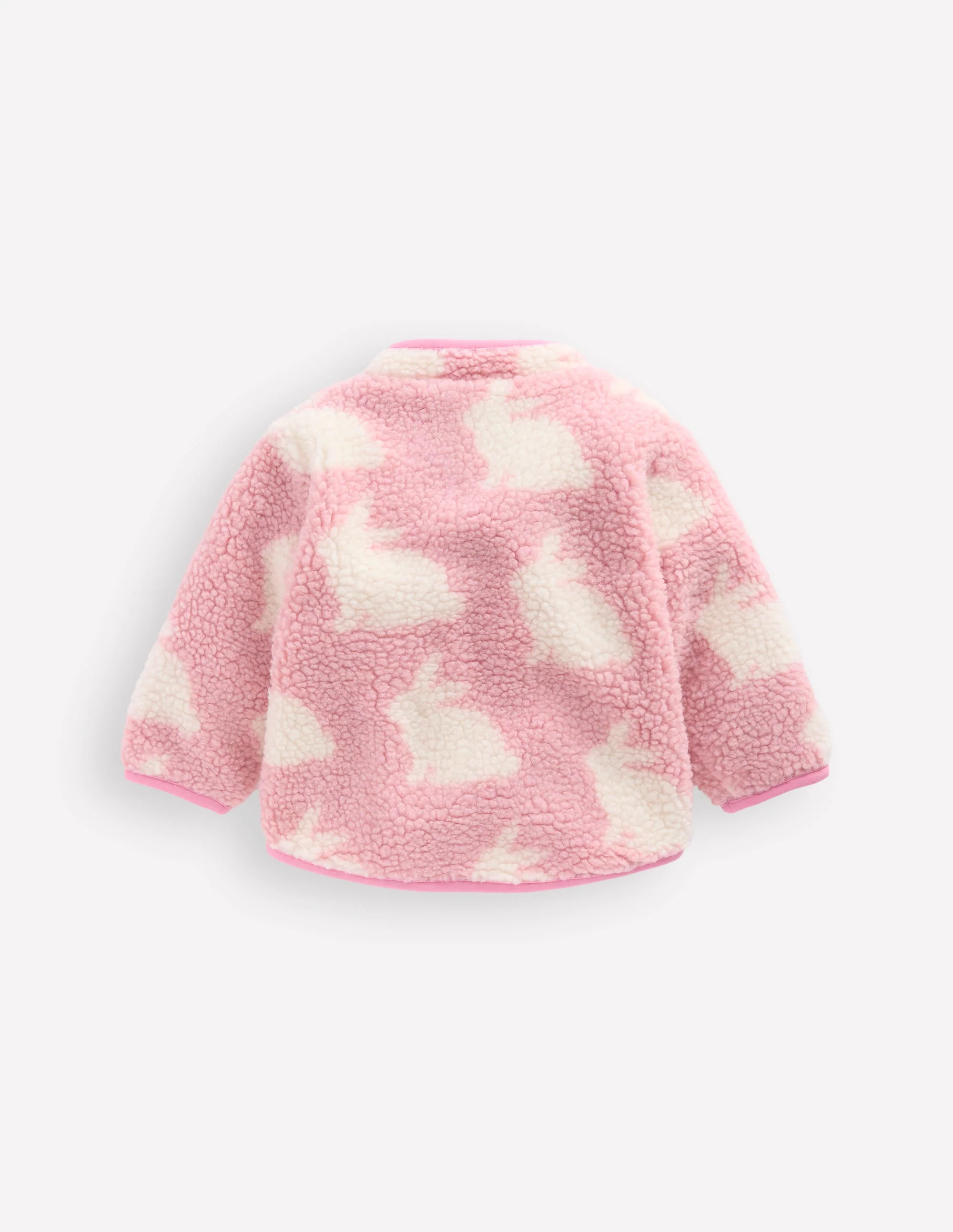 Cosy Borg Jacket-Pink Rabbits - Image 2