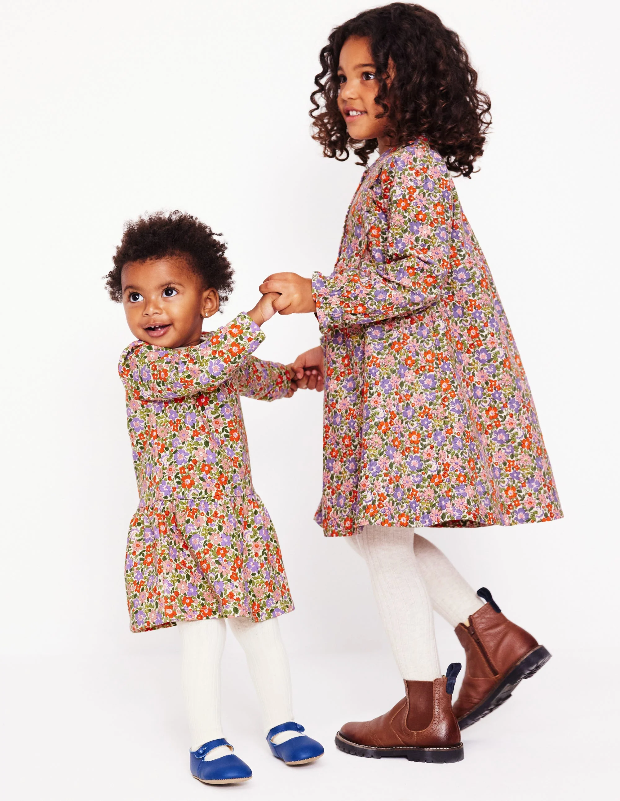 Cosy Sweatshirt Dress-Multi Flowerbed - Image 5