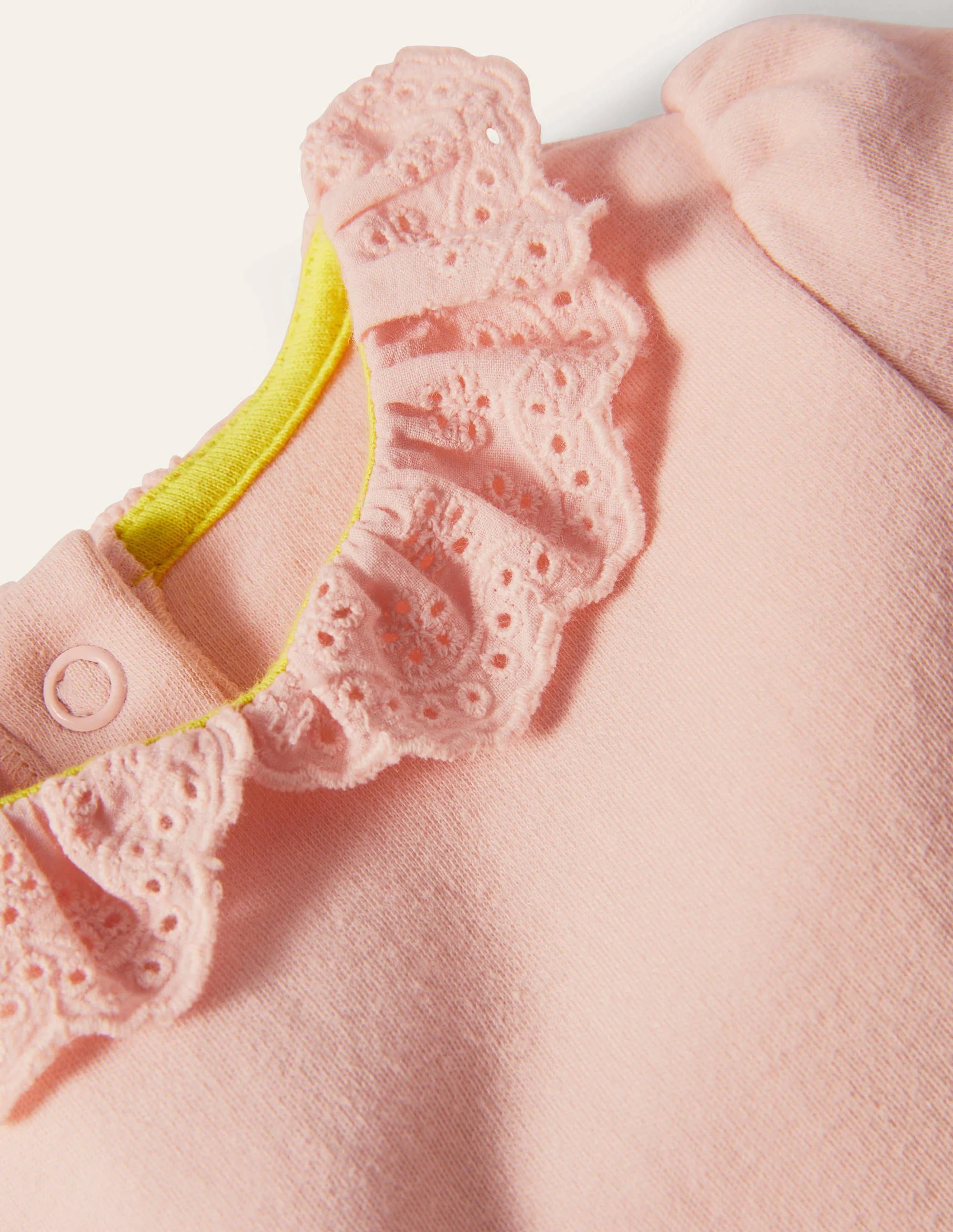 Detailed Collared Bodysuit-Provence Dusty Pink - Image 3