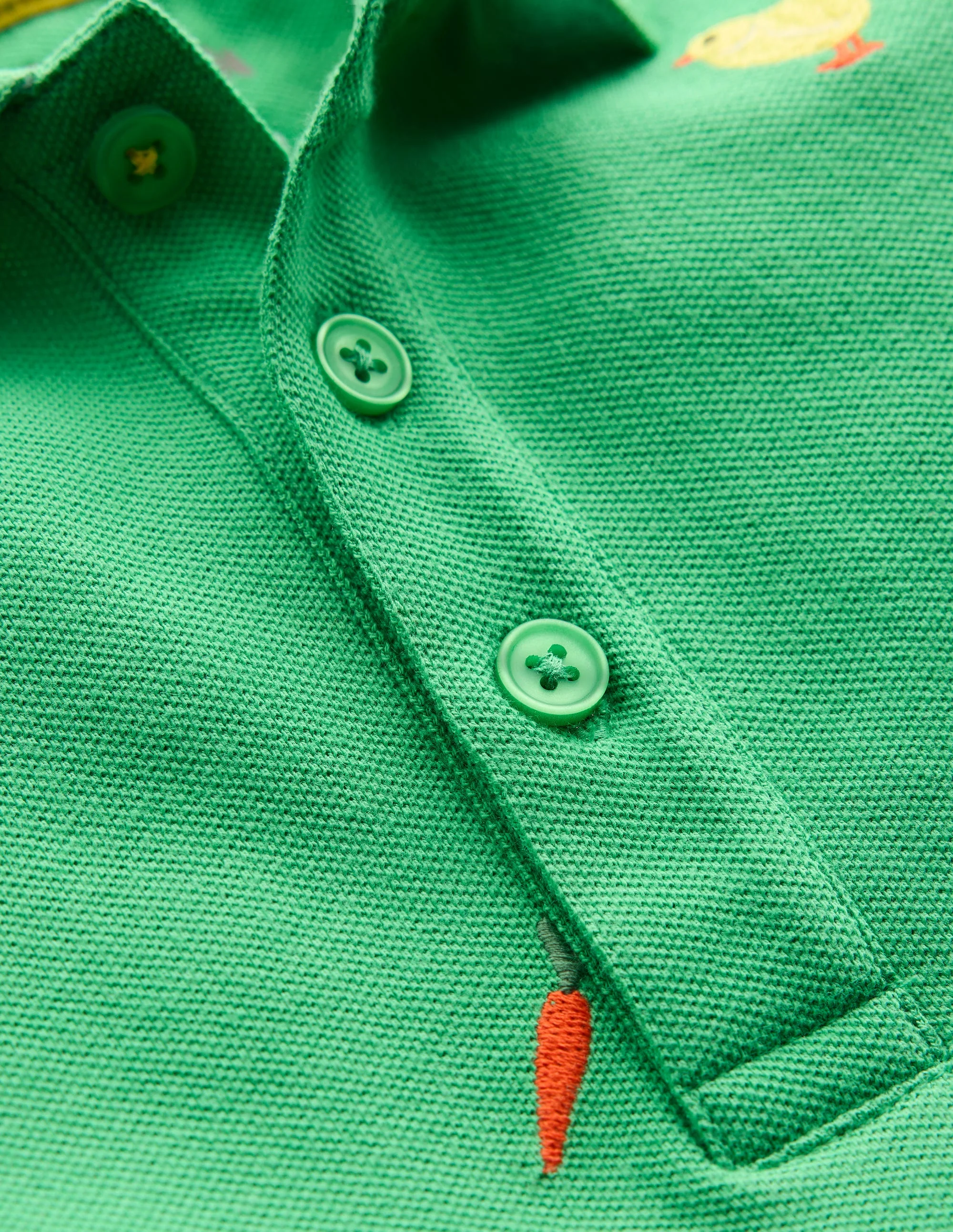 Embroidered Polo-Aloe Green - Image 3