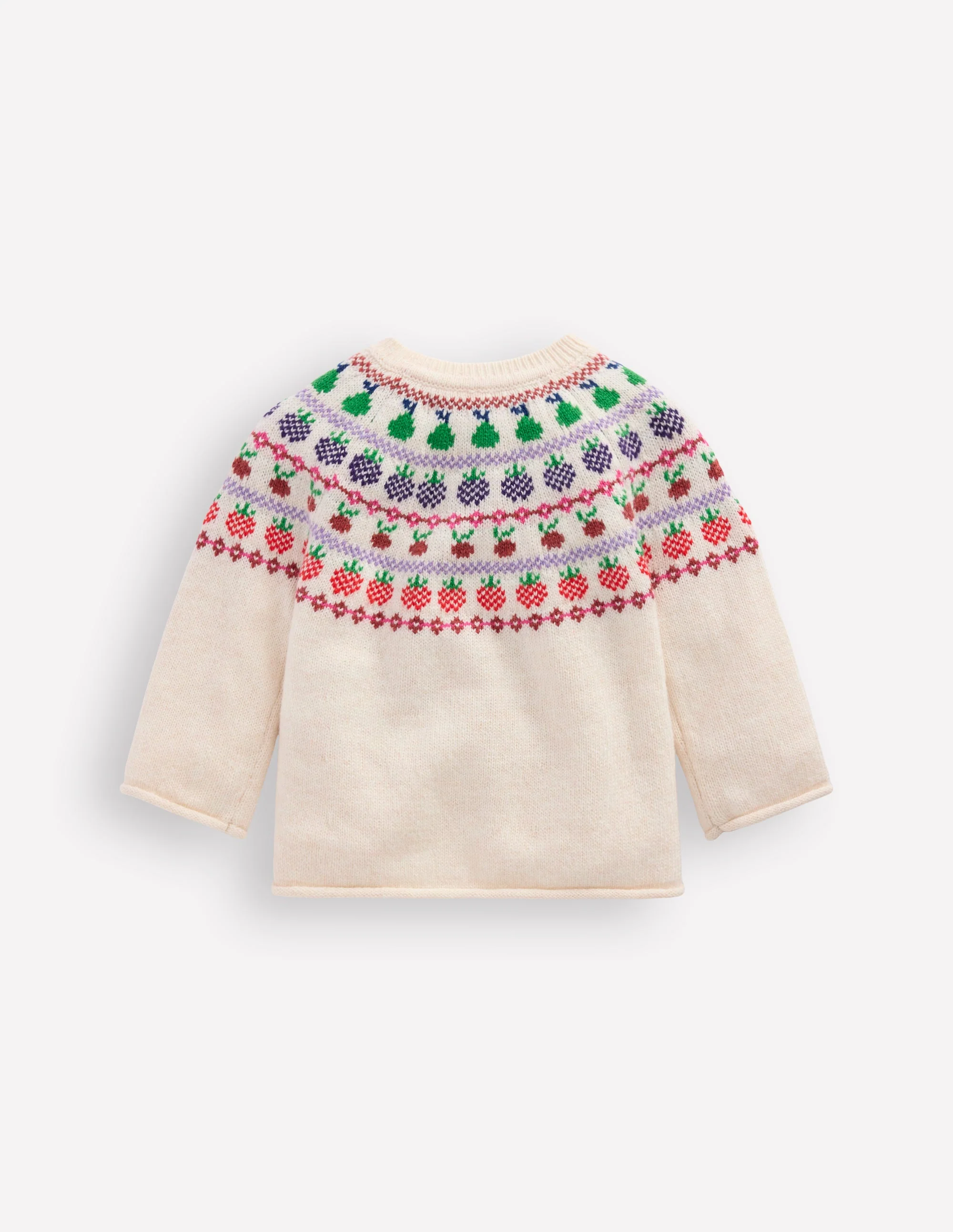 Fair Isle Cardigan-Multi Fruit - Image 2