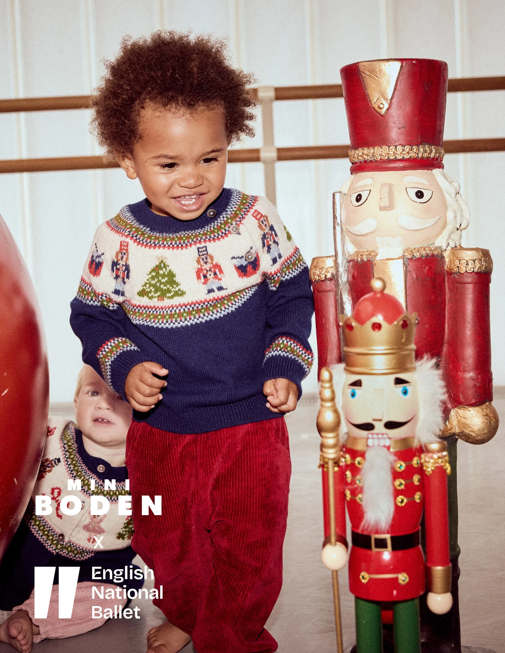 Fair isle Sweater-College Navy Nutcracker - Image 4