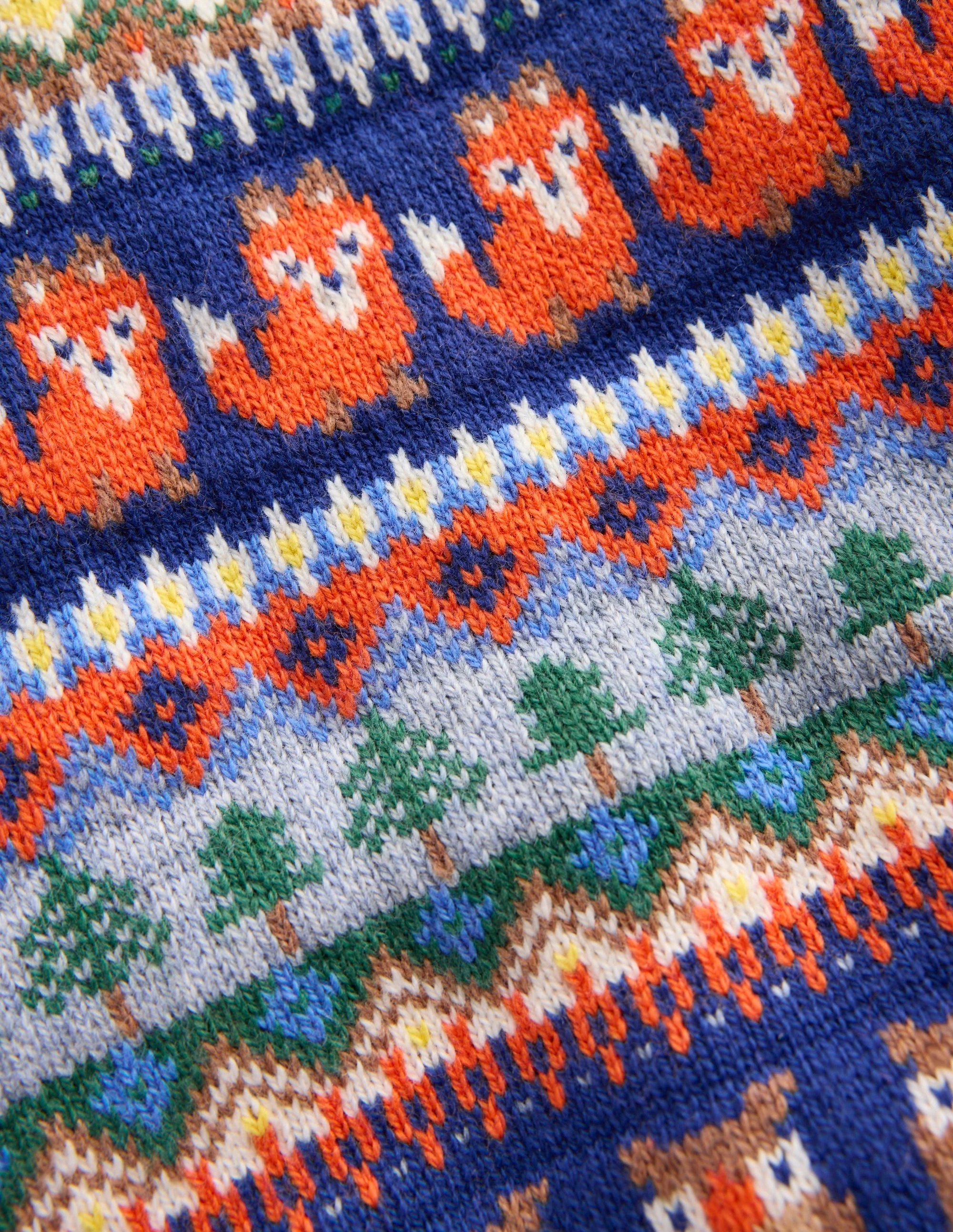 Fair isle Sweater-Multi Woodland Fair Isle - Image 3