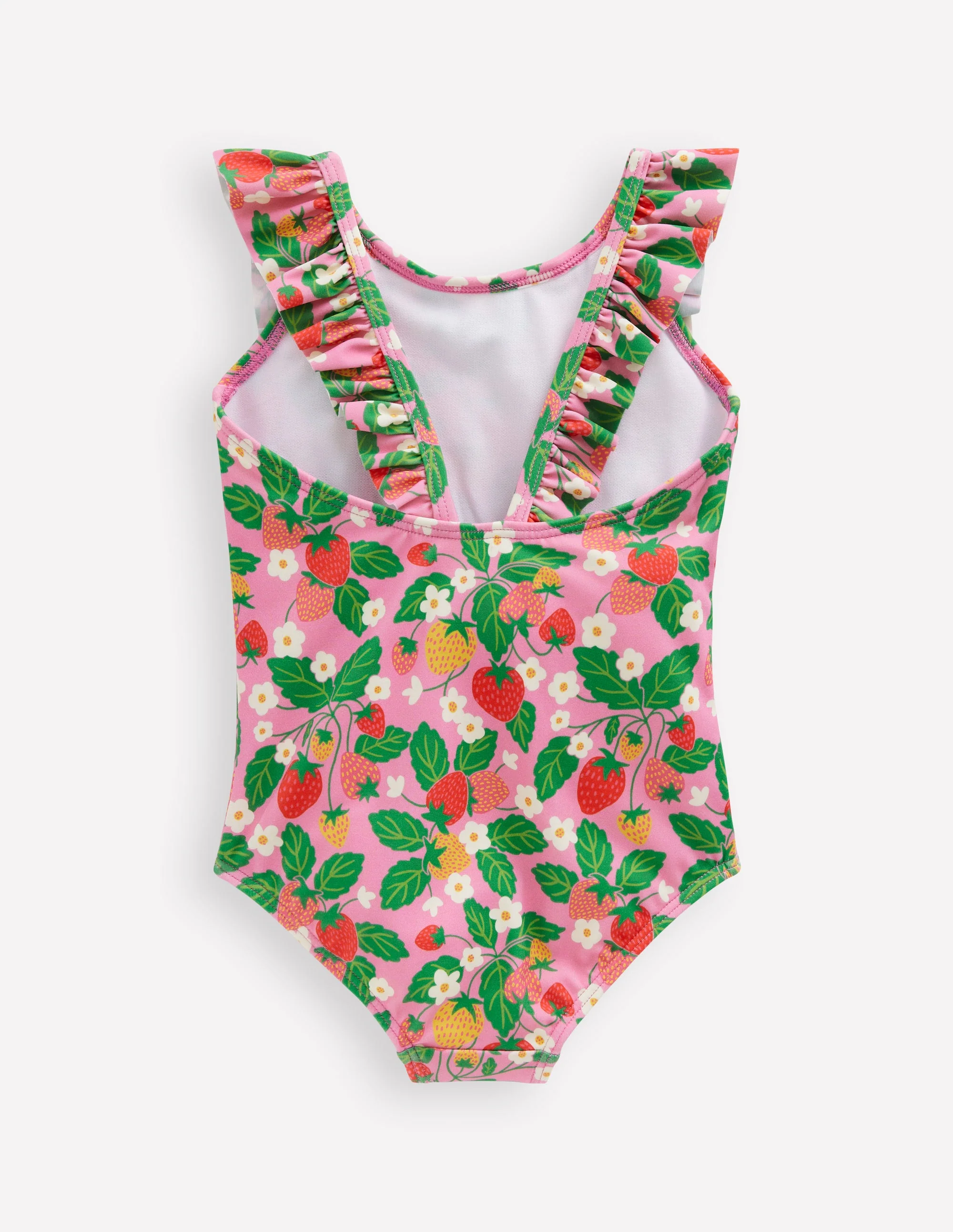 Frilly Swimsuit-Pink Strawberry Patch - Image 2
