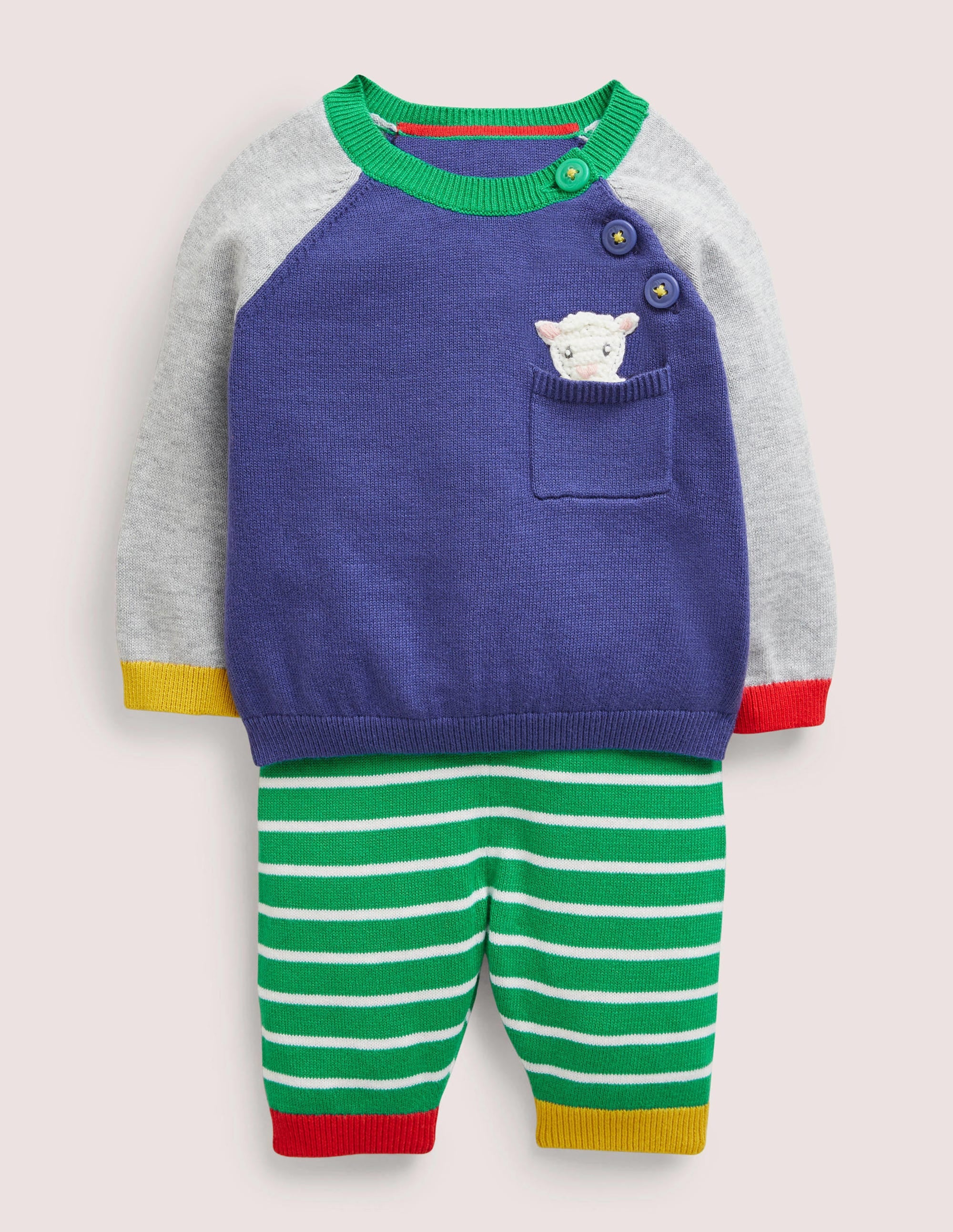 Fun Knitted Play Set-College Navy