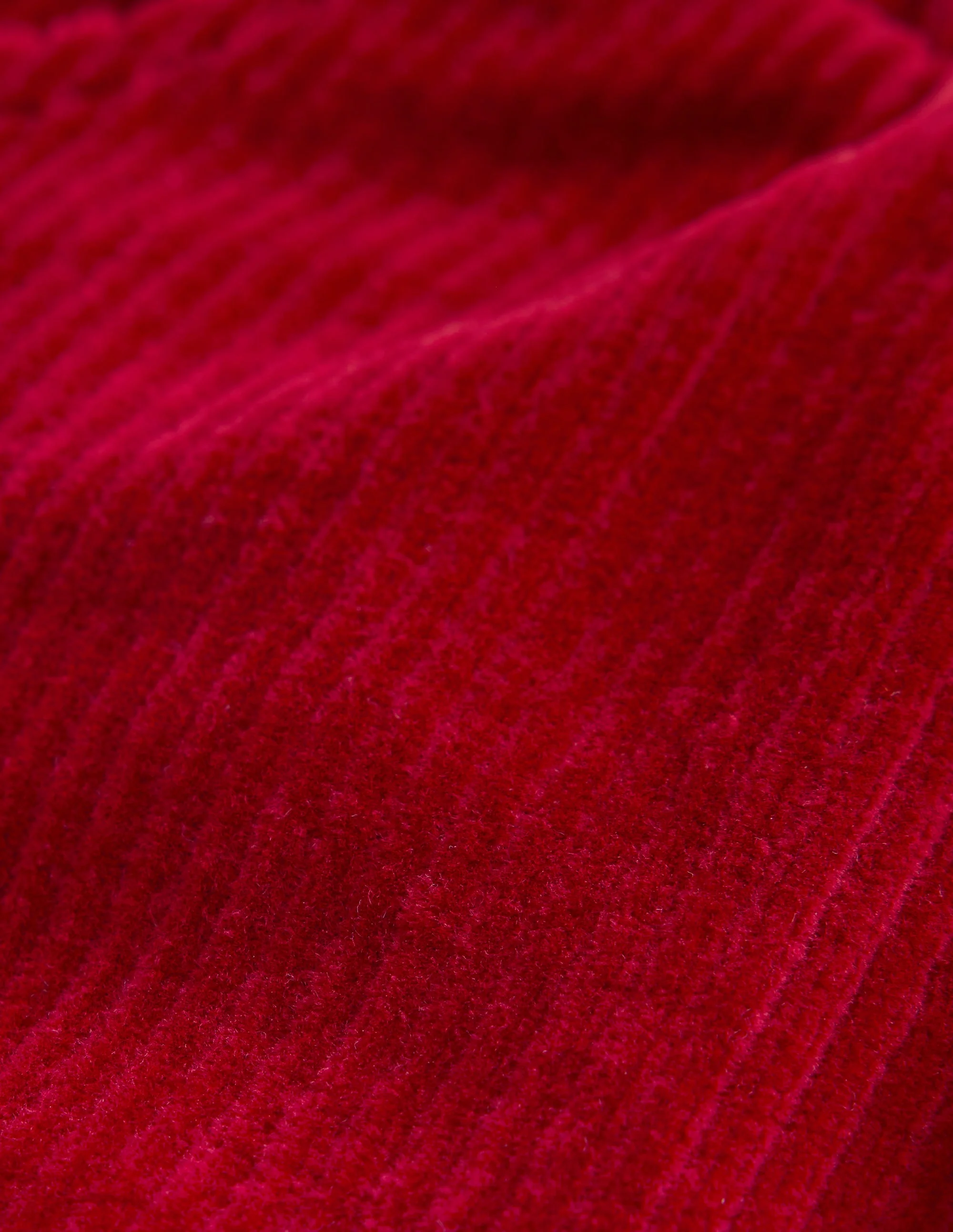 Jersey Cord Pants-Carmine Red - Image 3