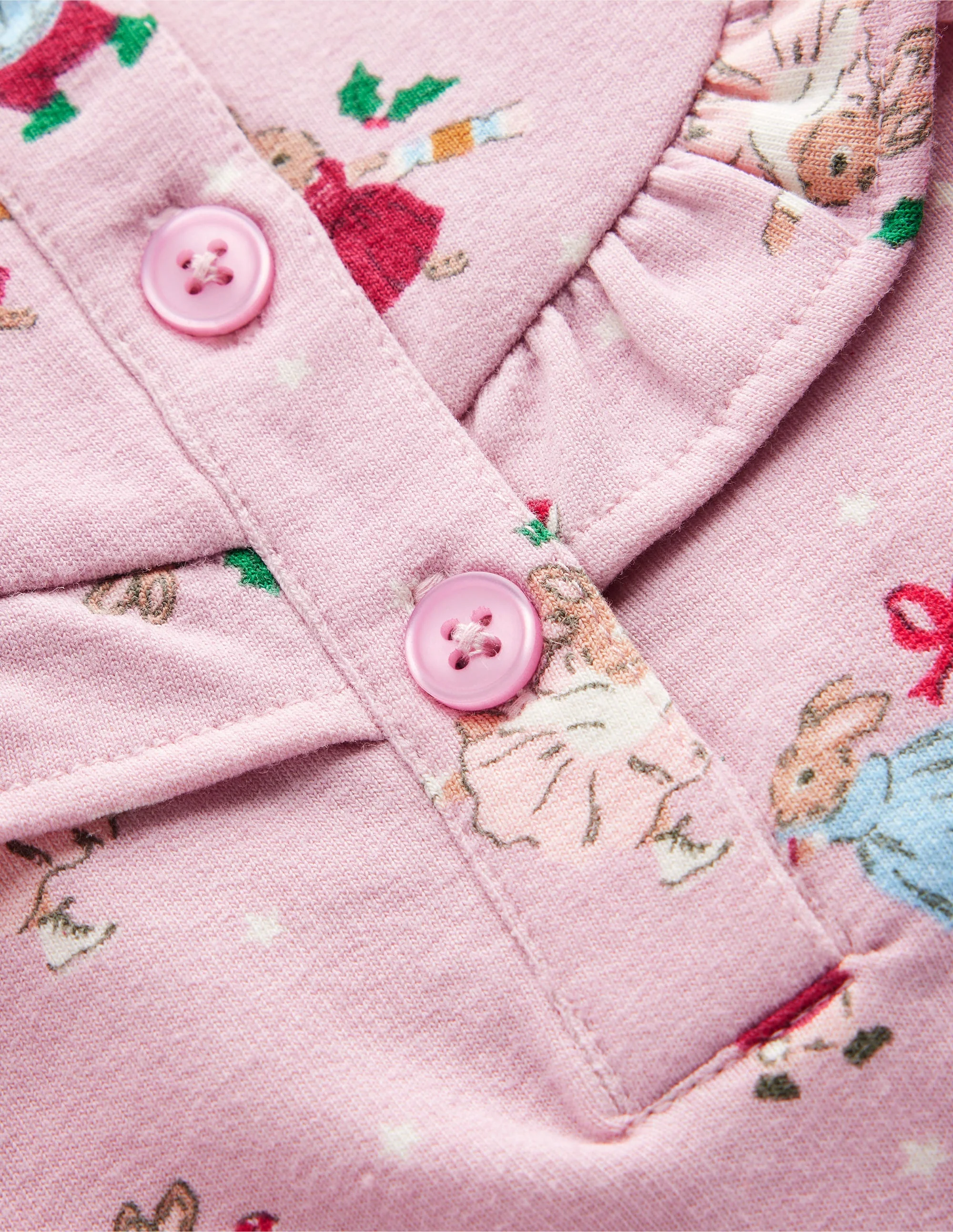 Jersey Top and Leggings-Soft Pink Bunnies - Image 3