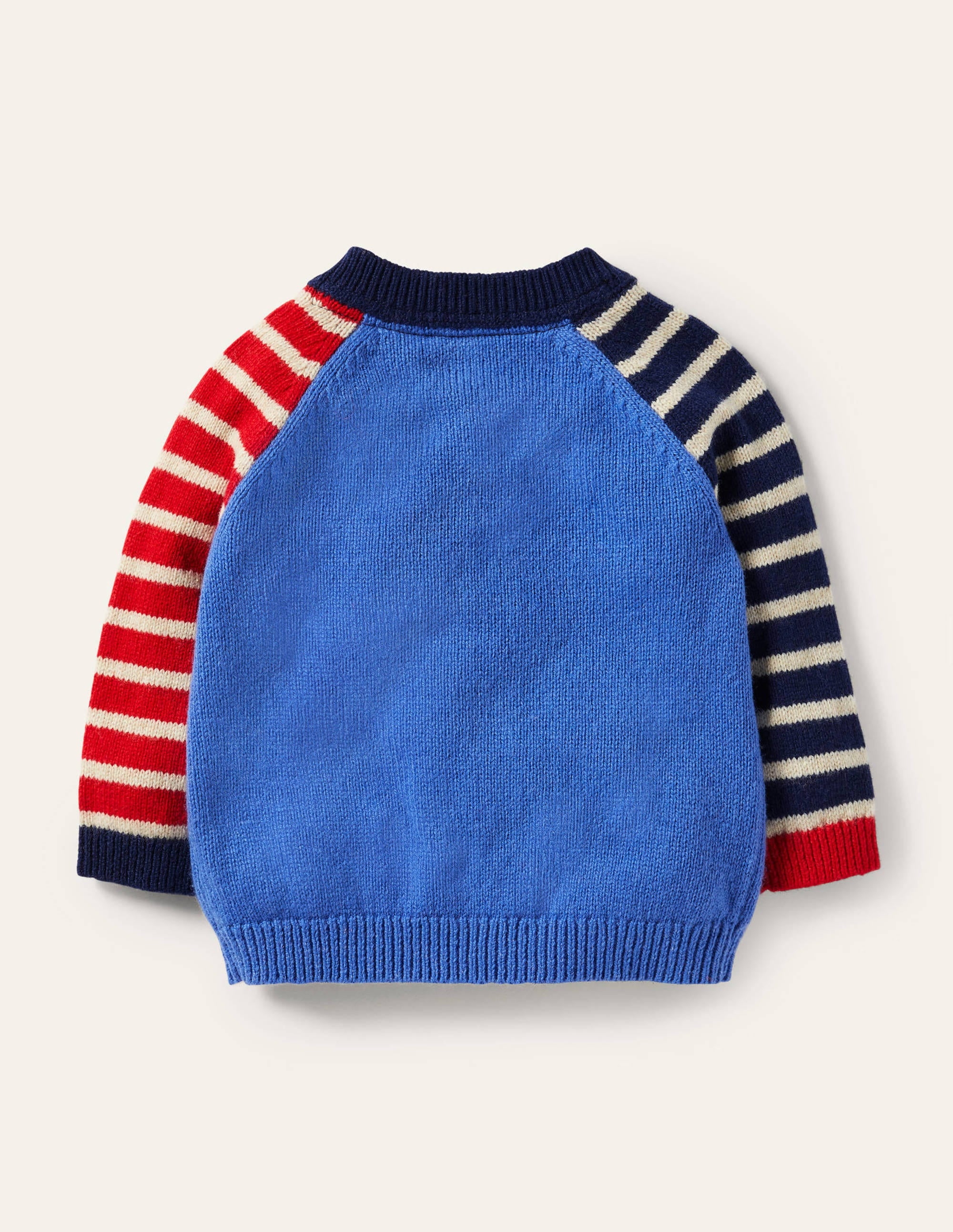 Knitted Sweater-Elizabethan Blue Puffins - Image 2