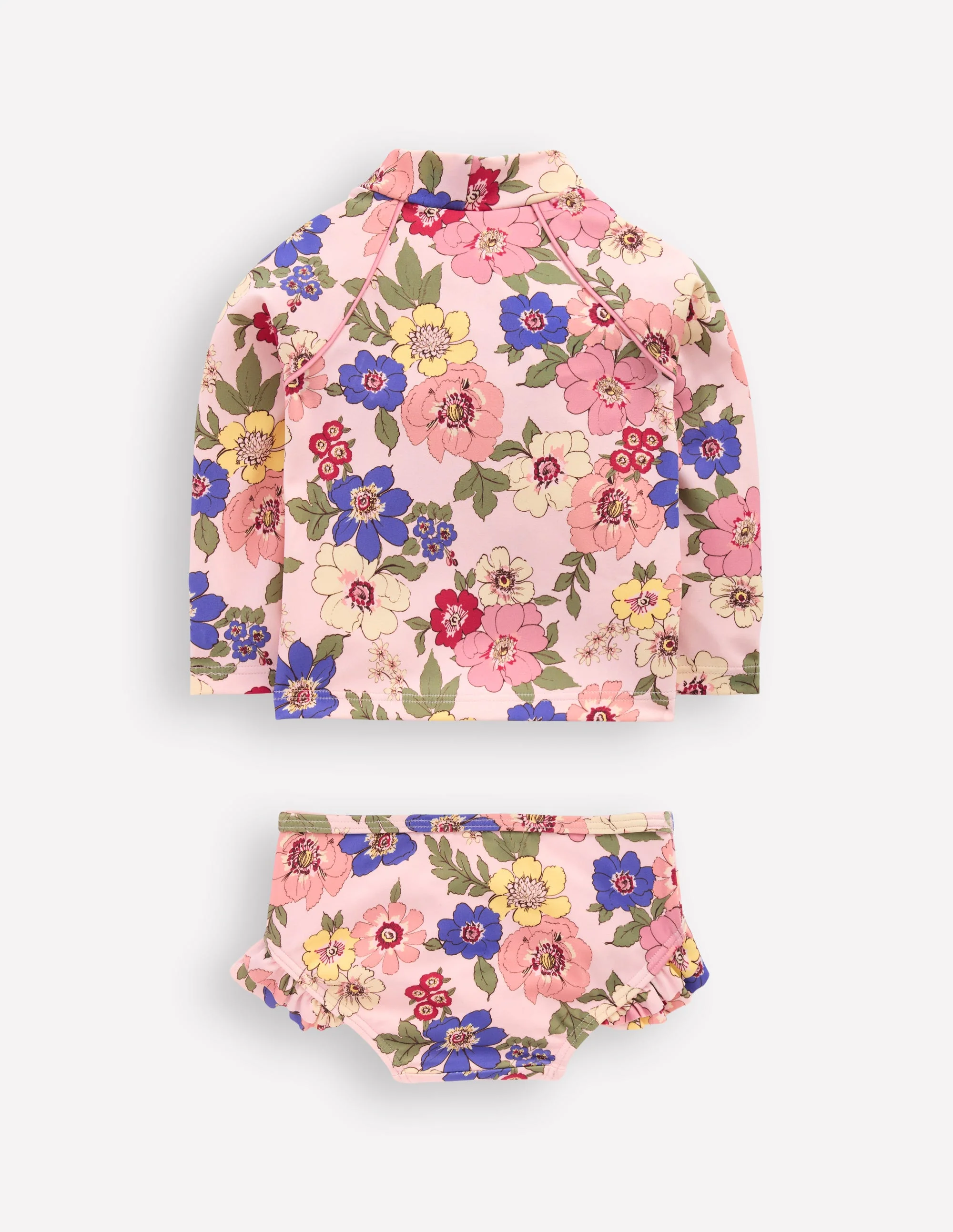 Logo Rash Vest Set-Pink Multi Floral - Image 2