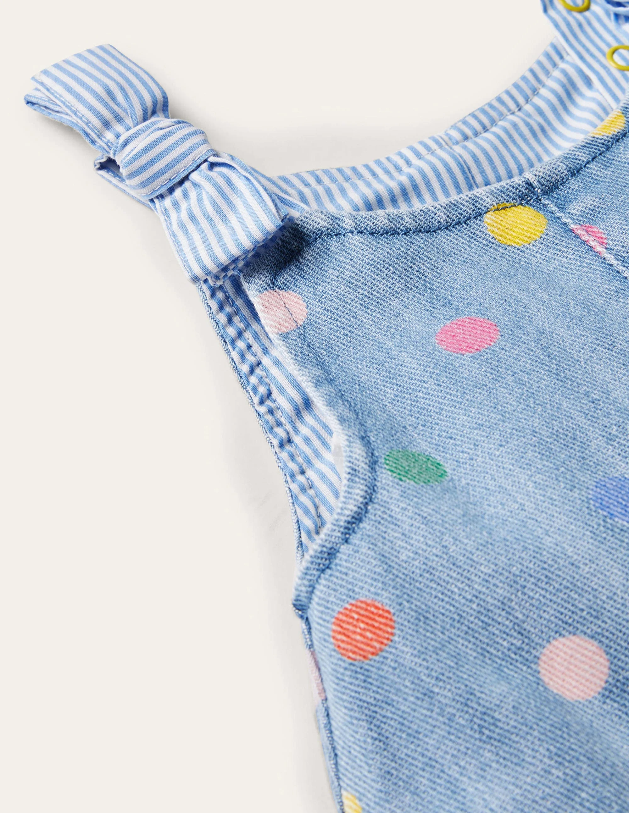 Multi Spot Overalls-Chambray Multi Spot - Image 3