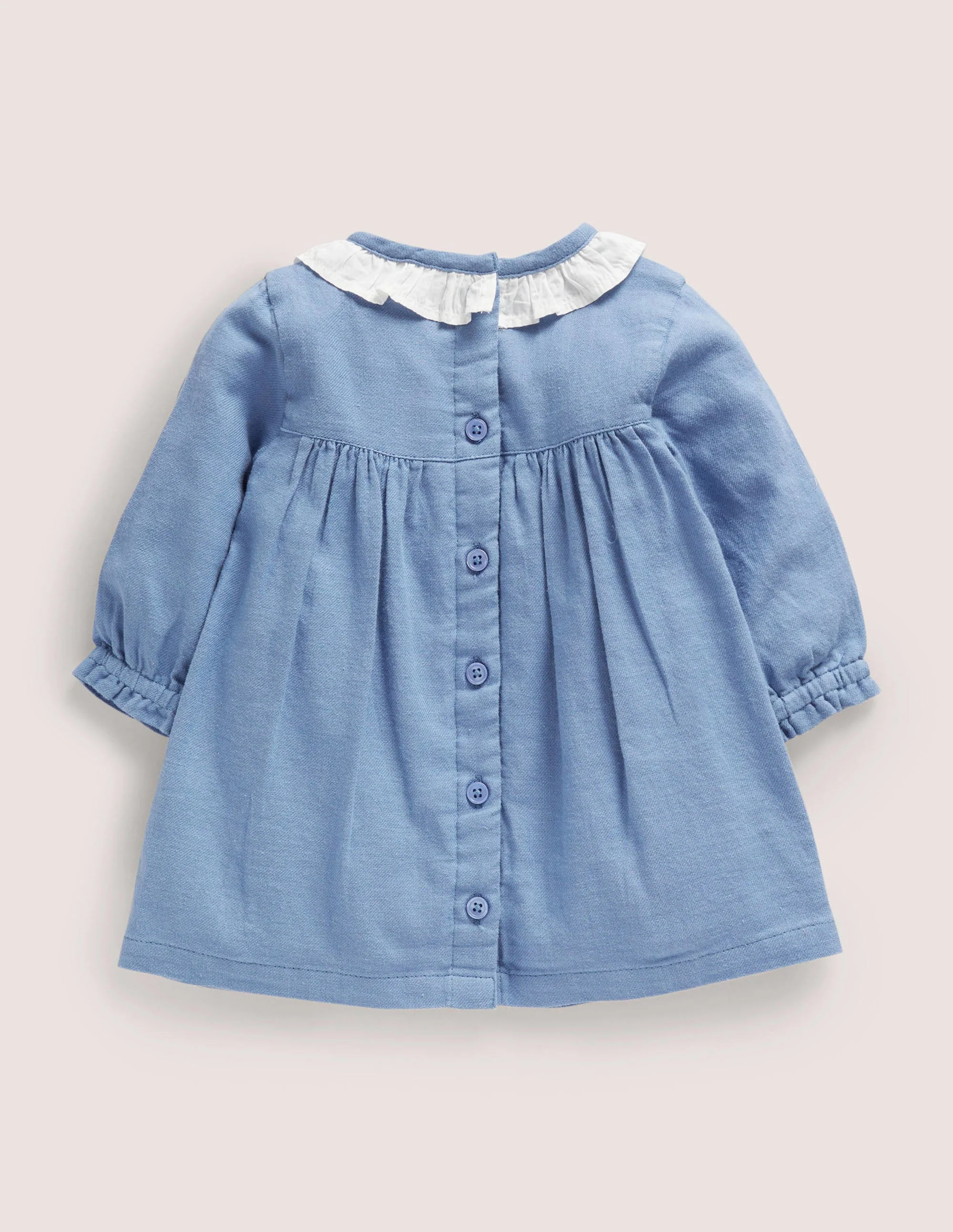 Nostalgic Woven Dress-Riviera Blue Bunnies - Image 2