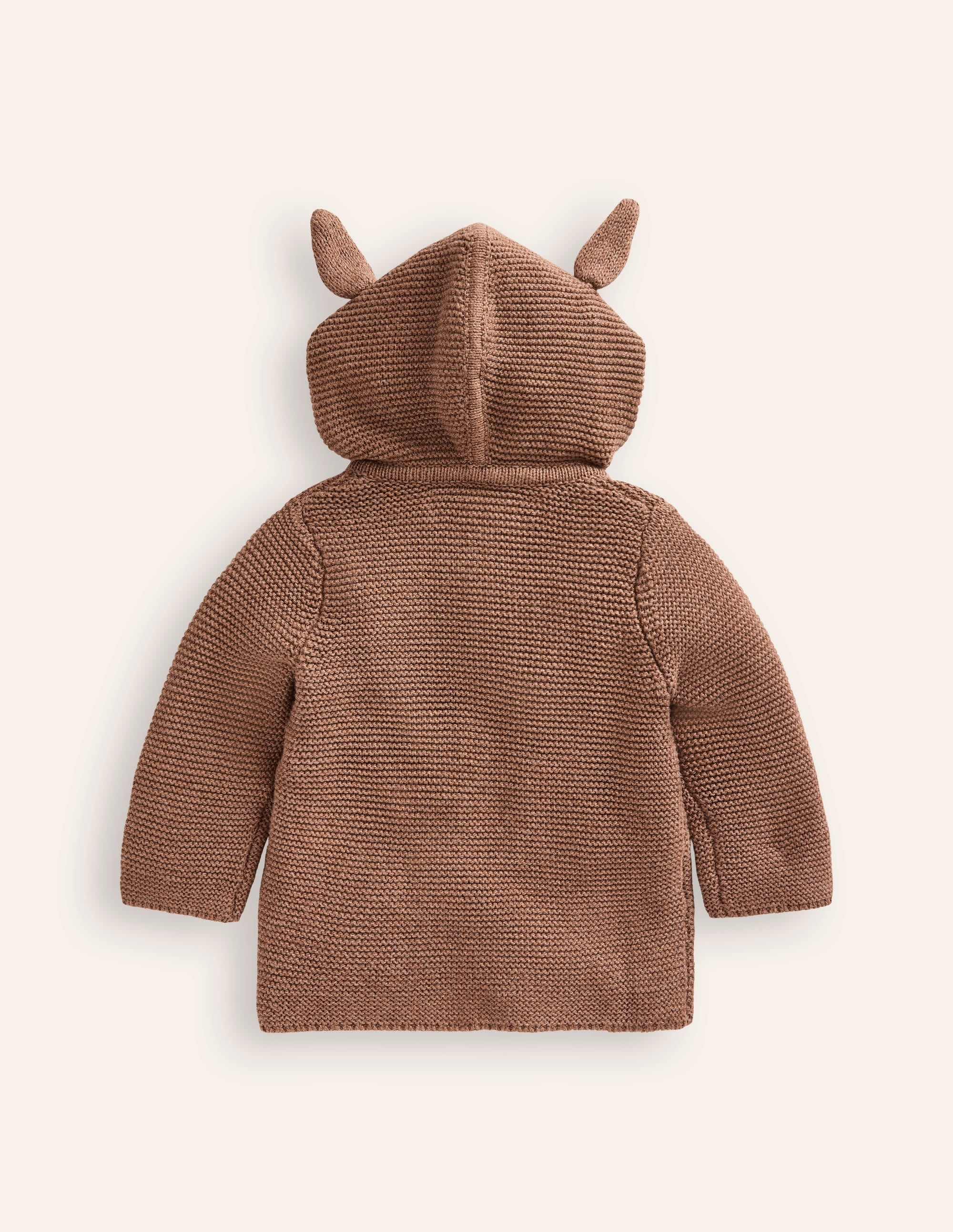 Novelty Knitted Jacket-Milk Chocolate Brown Deer - Image 2