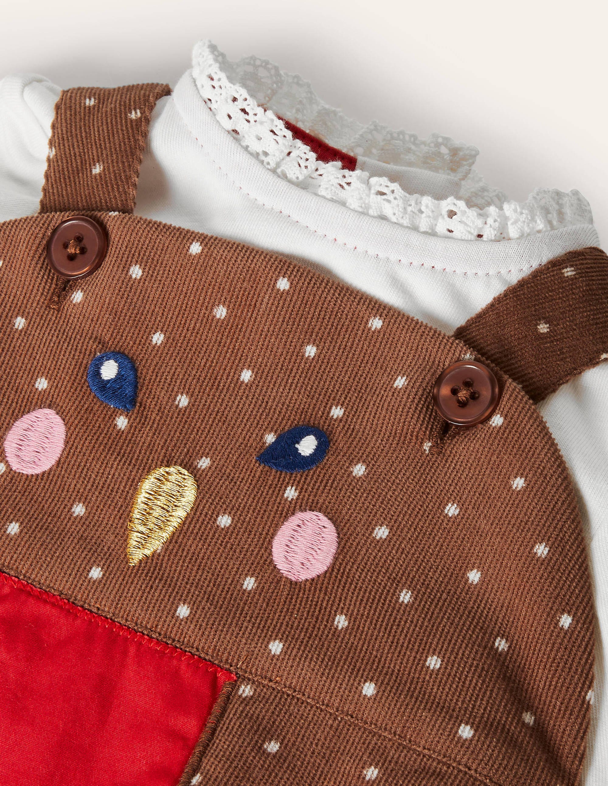Novelty Overalls Play Set-Terrier Brown Robin - Image 3