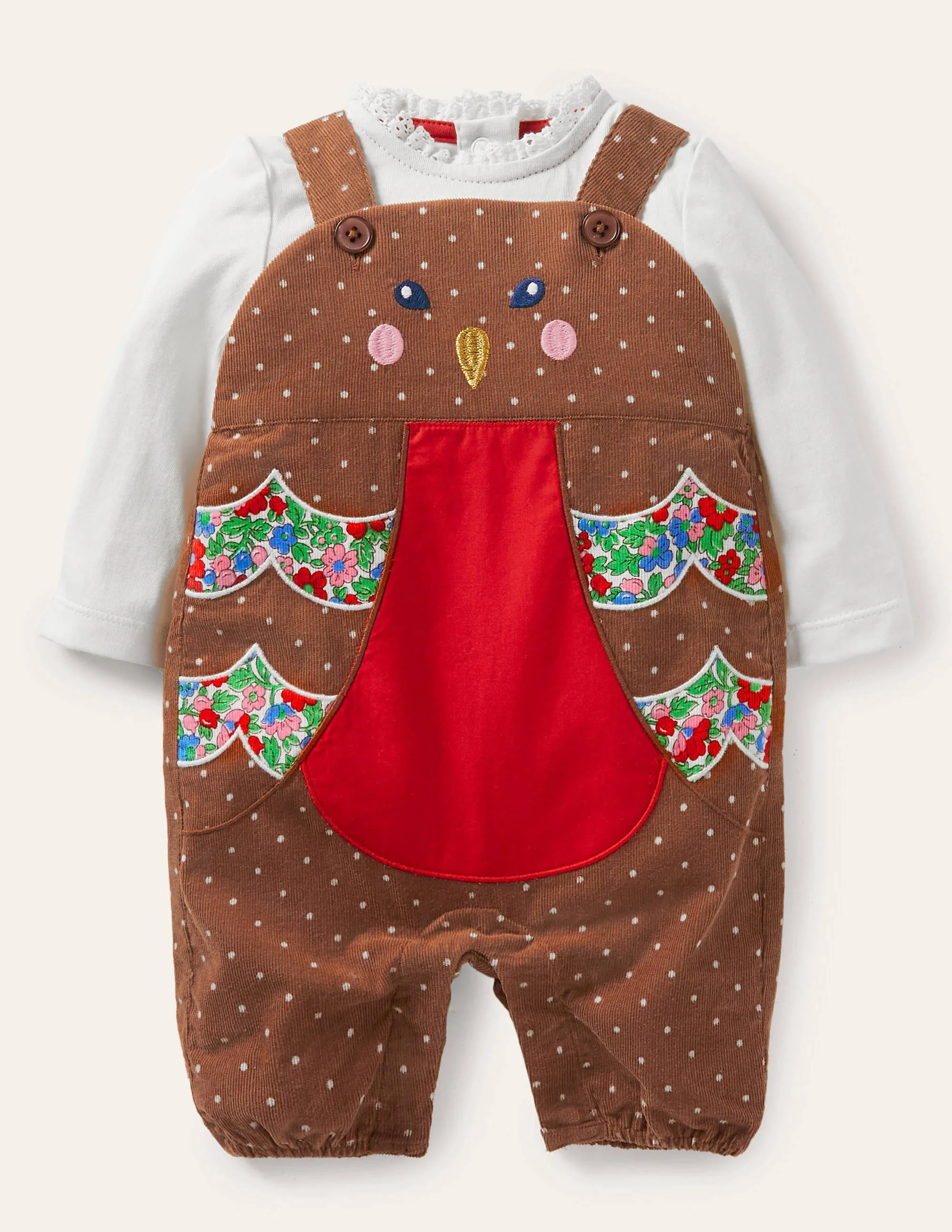 Novelty Overalls Play Set-Terrier Brown Robin - Image 4