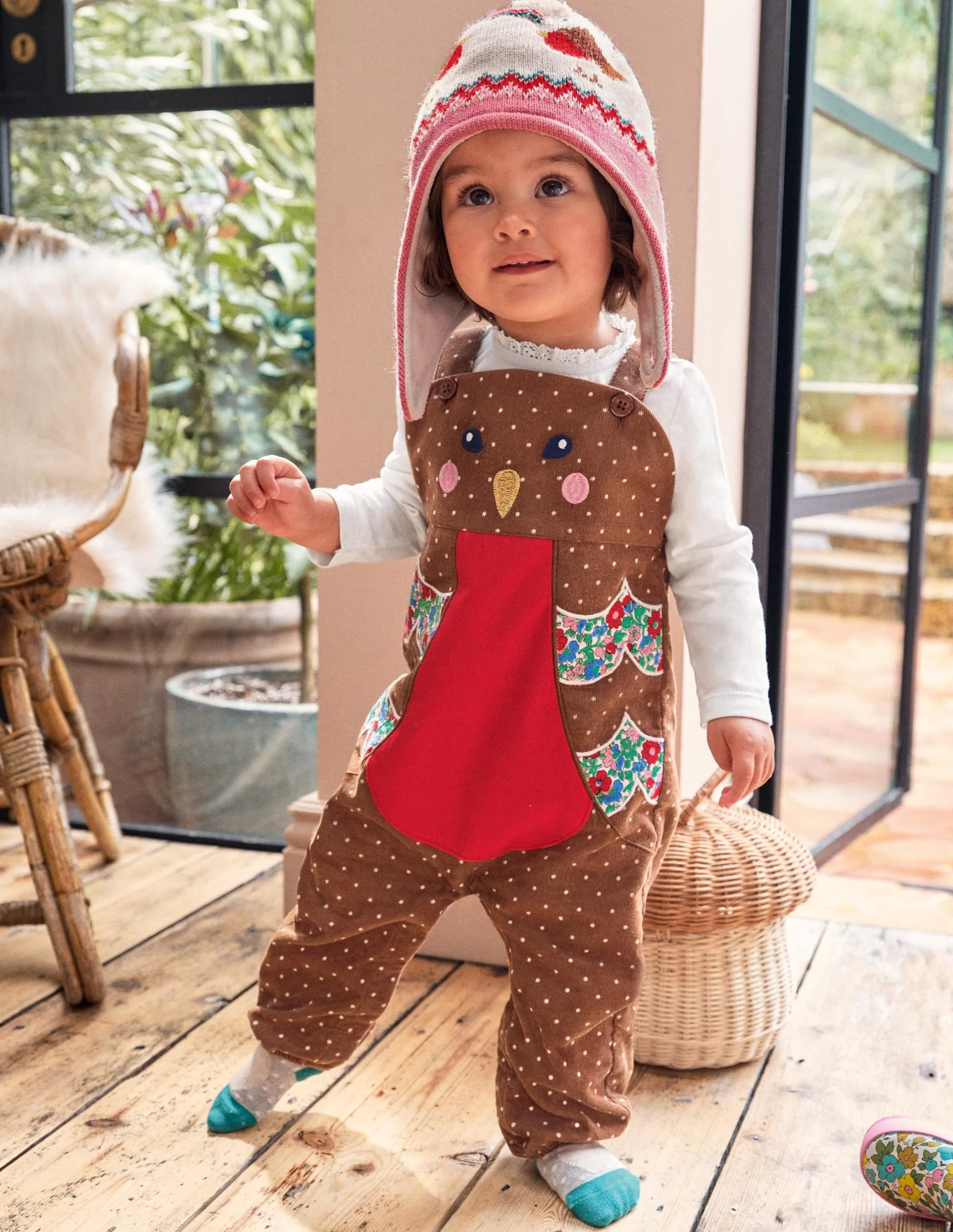 Novelty Overalls Play Set-Terrier Brown Robin - Image 5