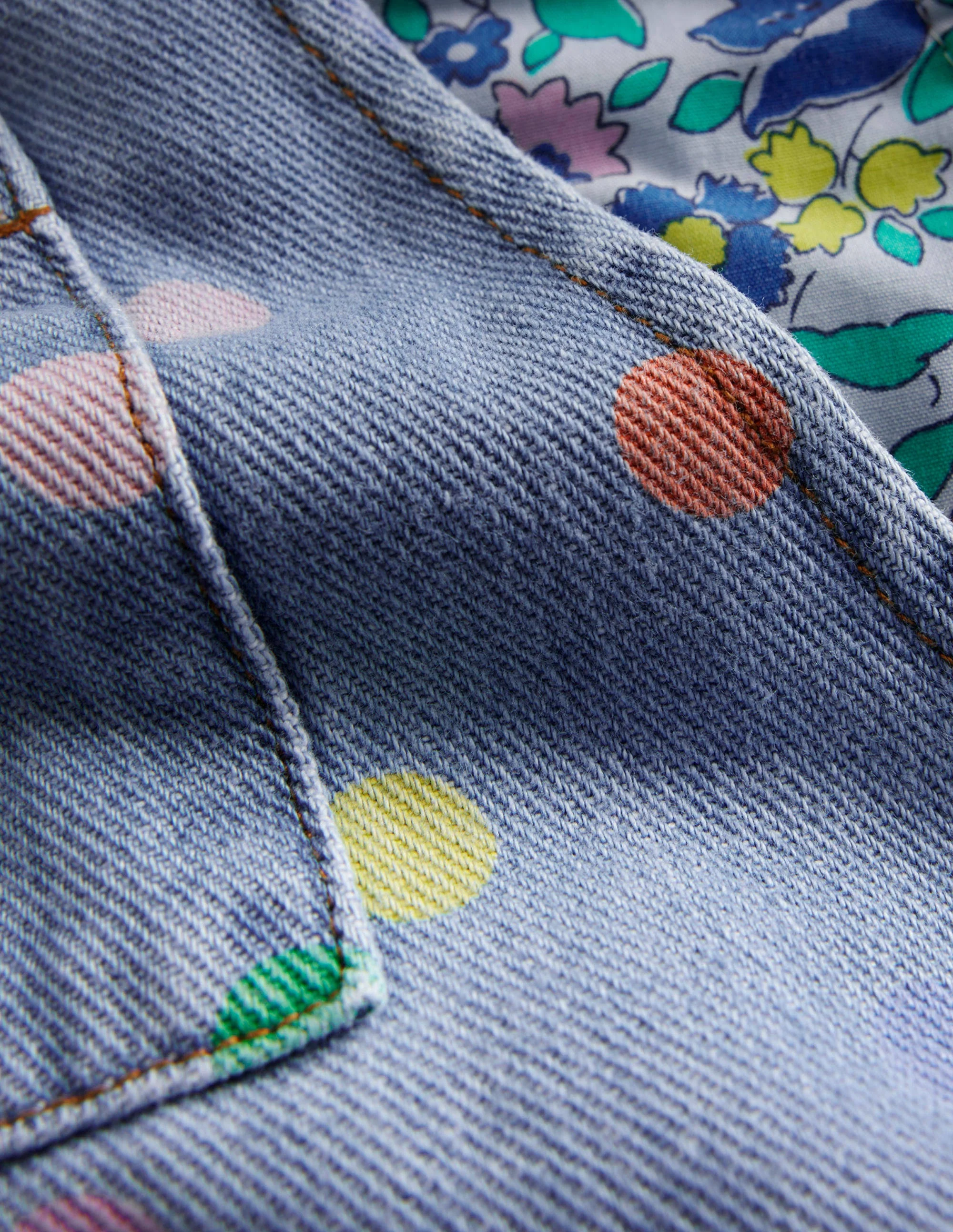 Relaxed Overalls-Denim Multi Spot - Image 3