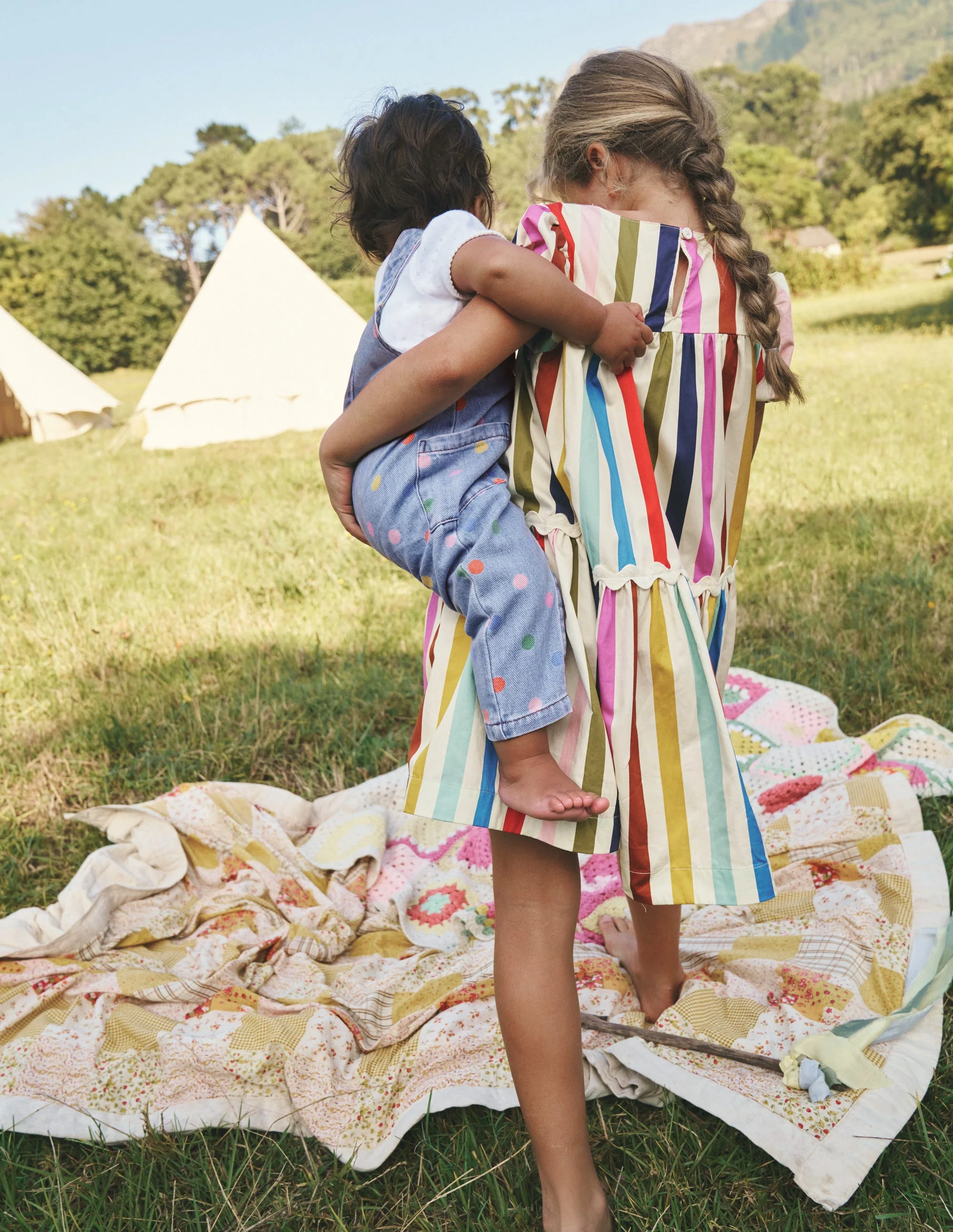 Relaxed Overalls-Denim Multi Spot - Image 4