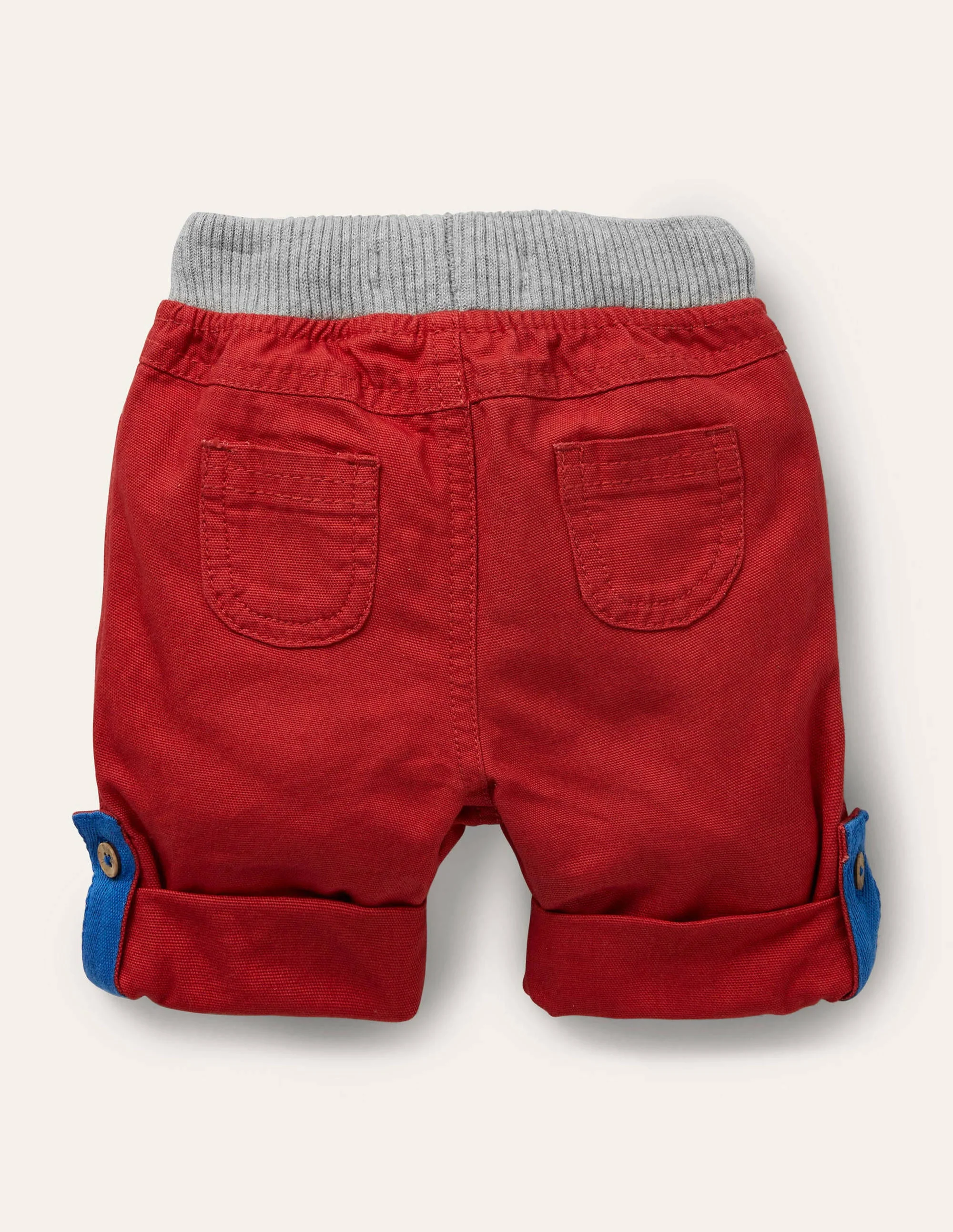 Roll Up Pants-Red - Image 2