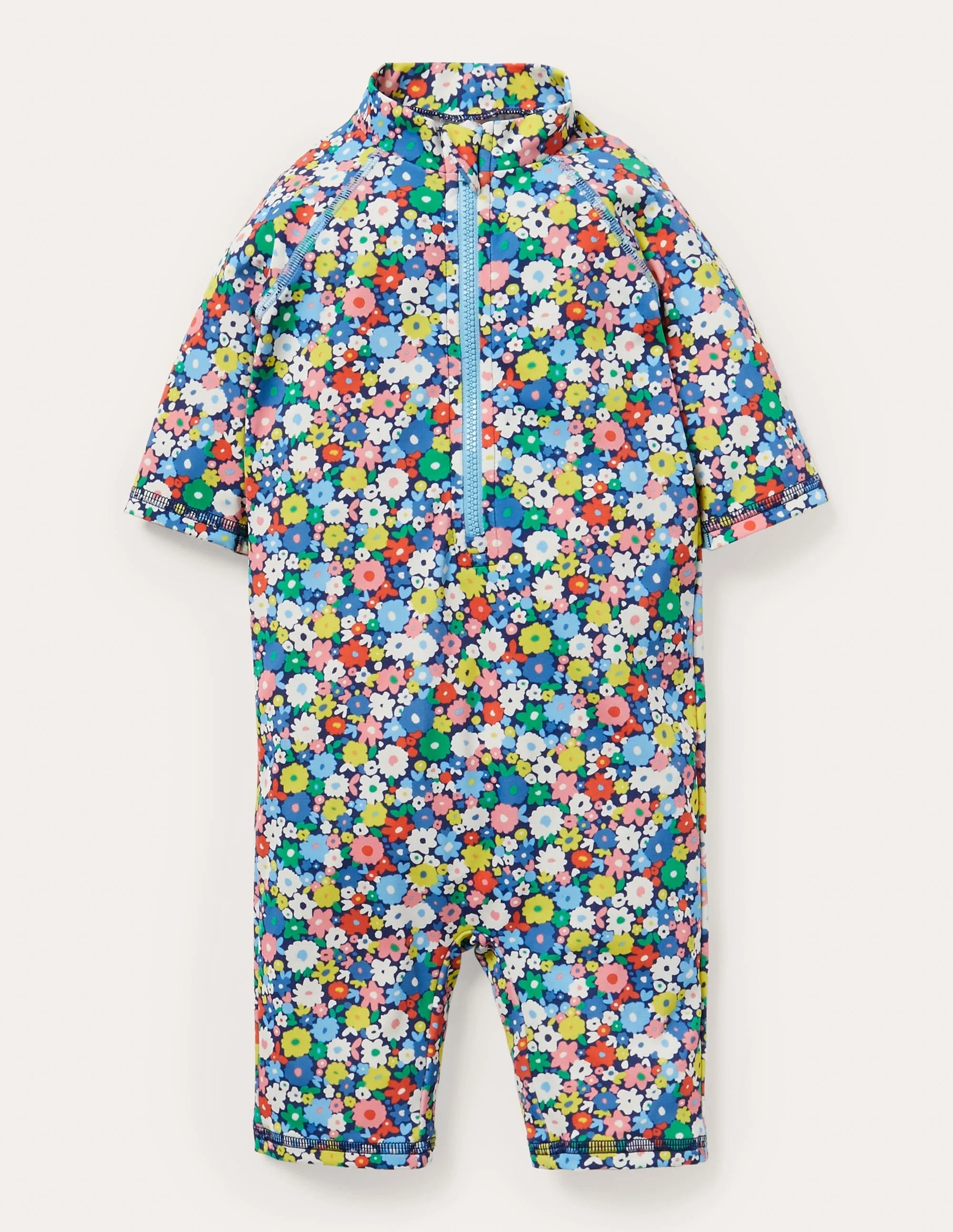 Sun-safe Surf Suit-Firecracker Flowerpatch