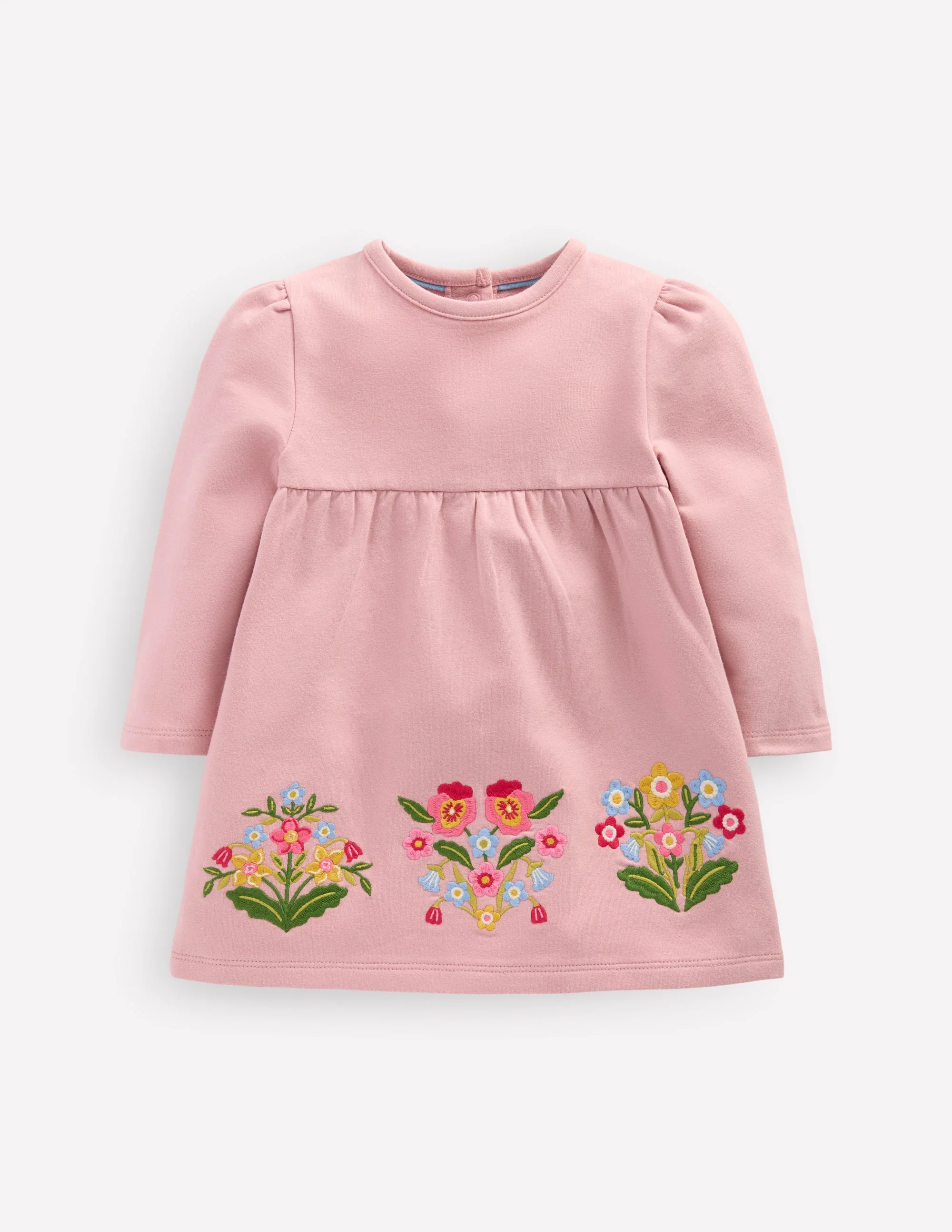 Sweatshirt Dress-Vintage Pink