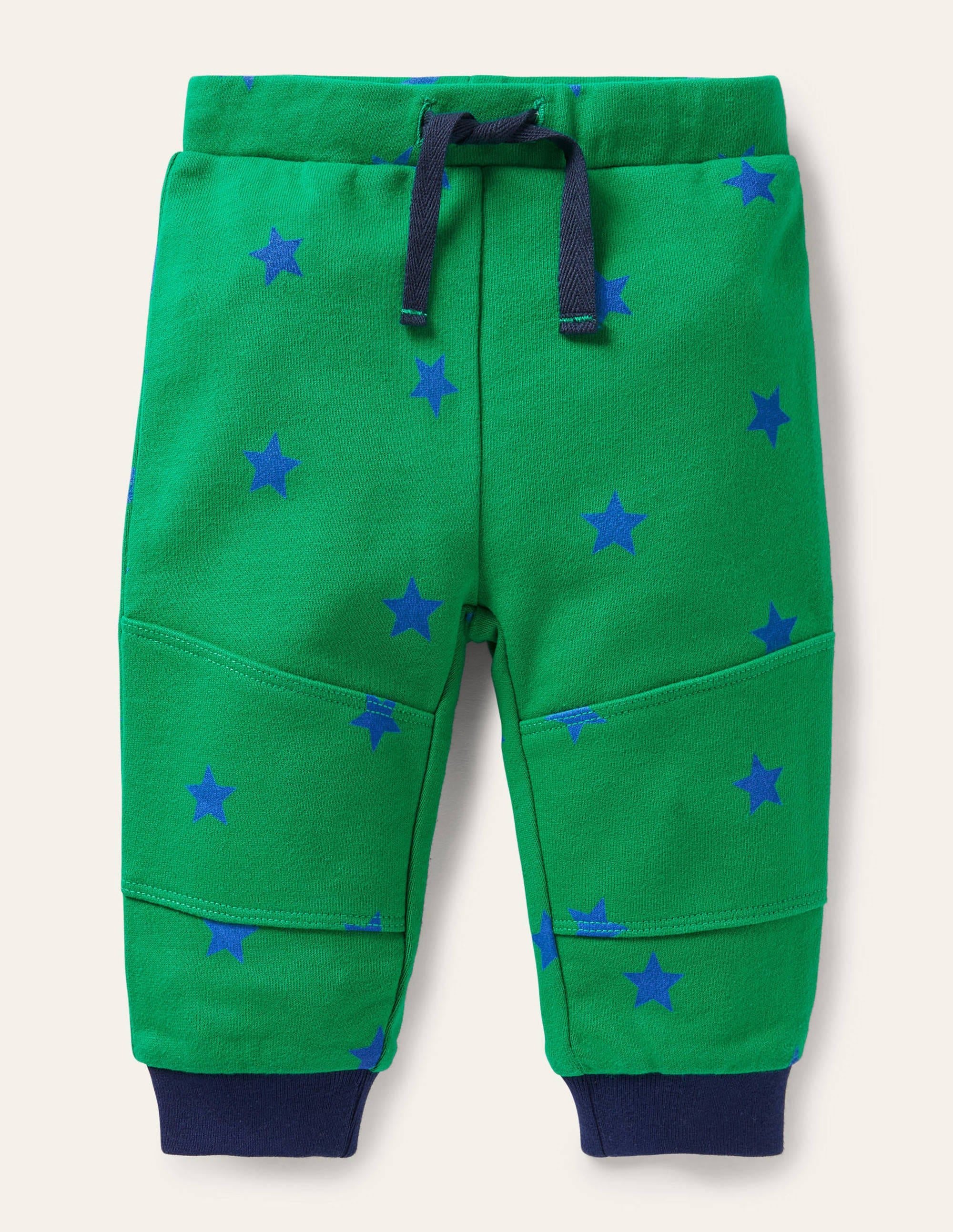 Warrior Knee Jersey Bottoms-Sapling Green Stars
