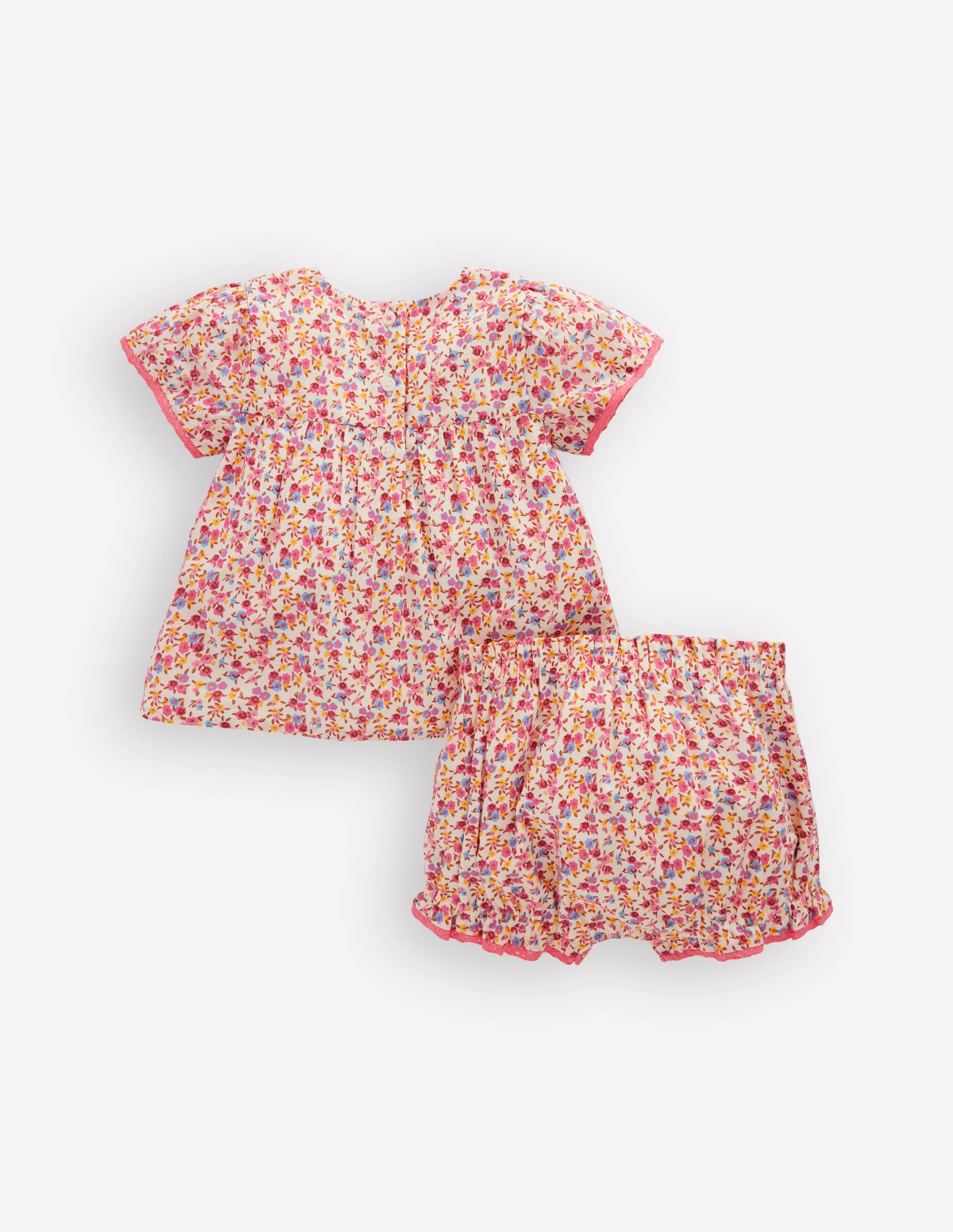 Woven Bloomers Play Set-Pink Ditsy Floral - Image 2
