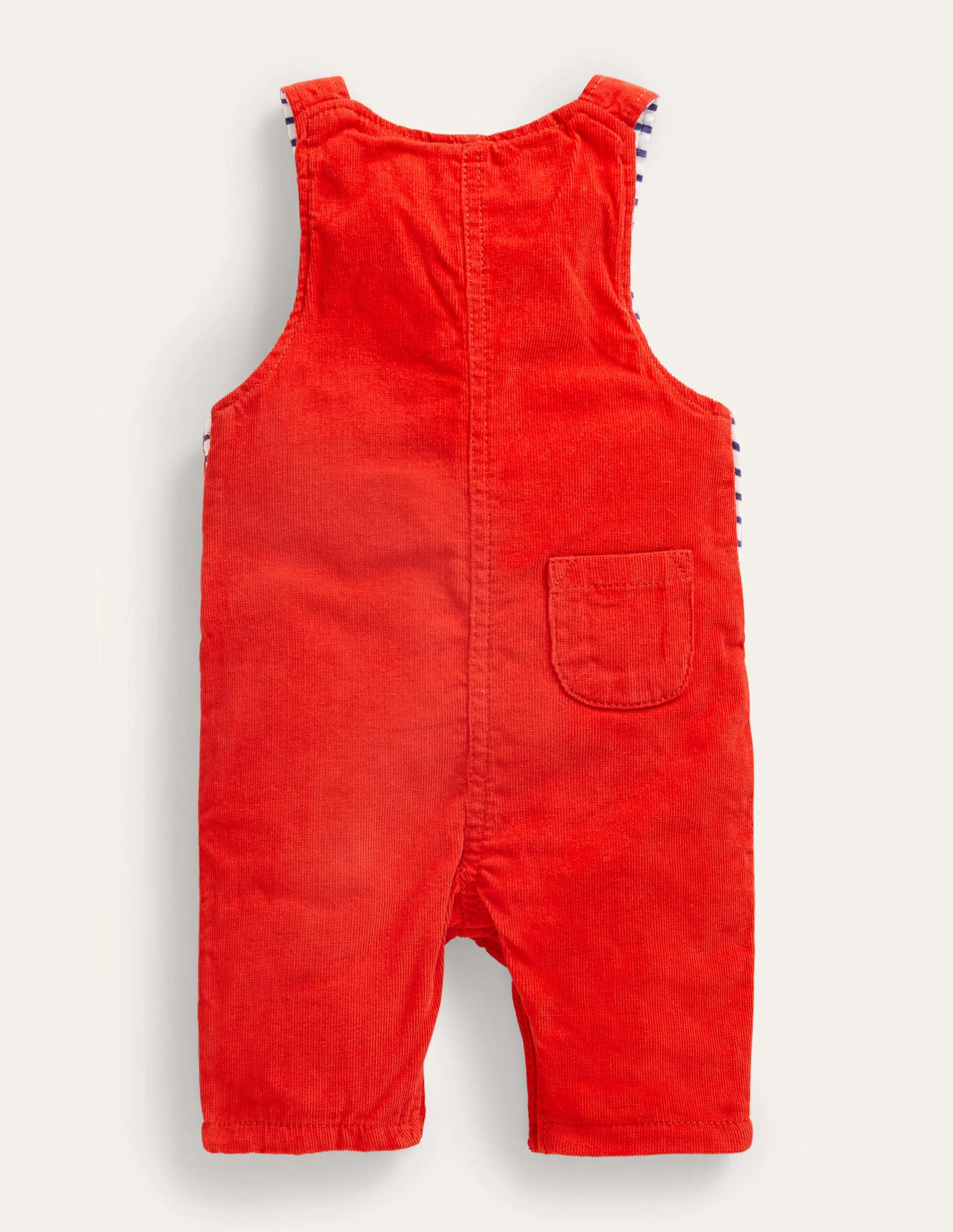 Woven Overalls-Fire Red - Image 2