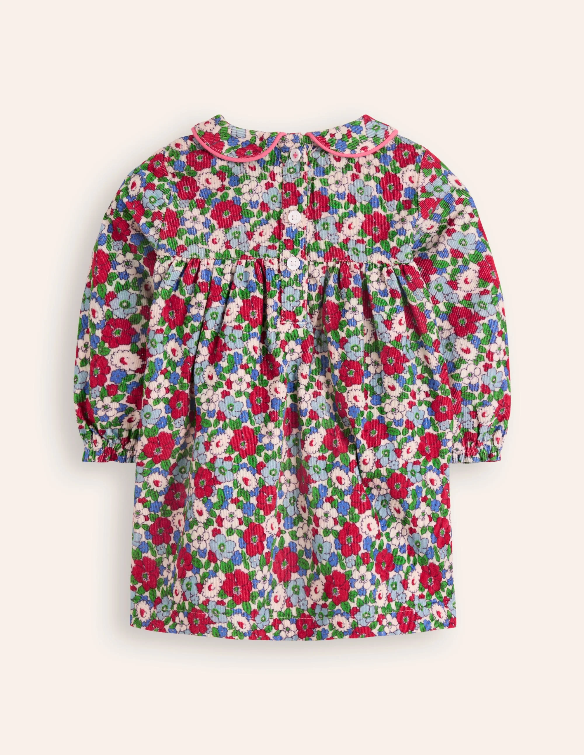 Woven Party Dress-Glacier Blue Floral - Image 2