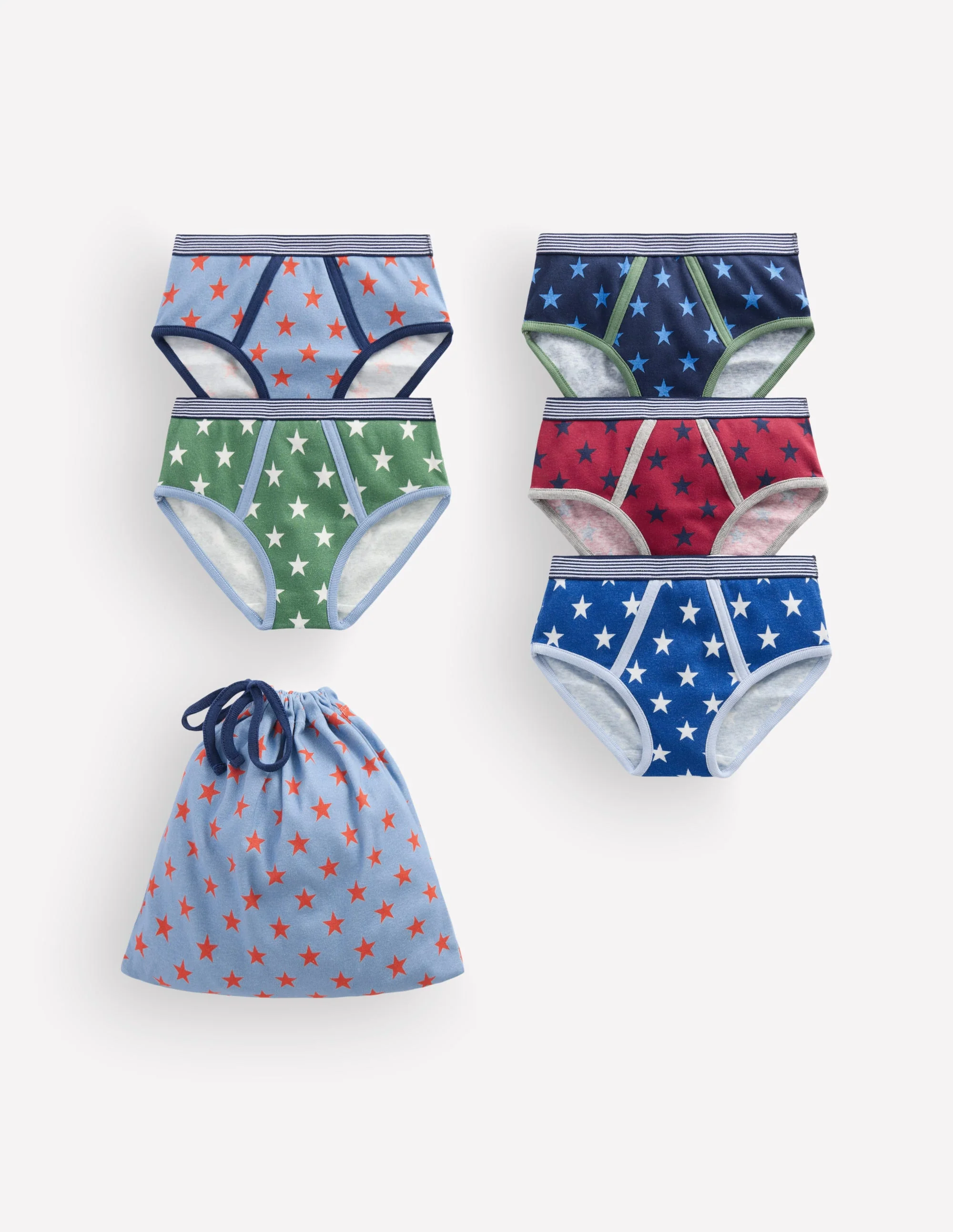 5-Pack Underwear-Multi Star