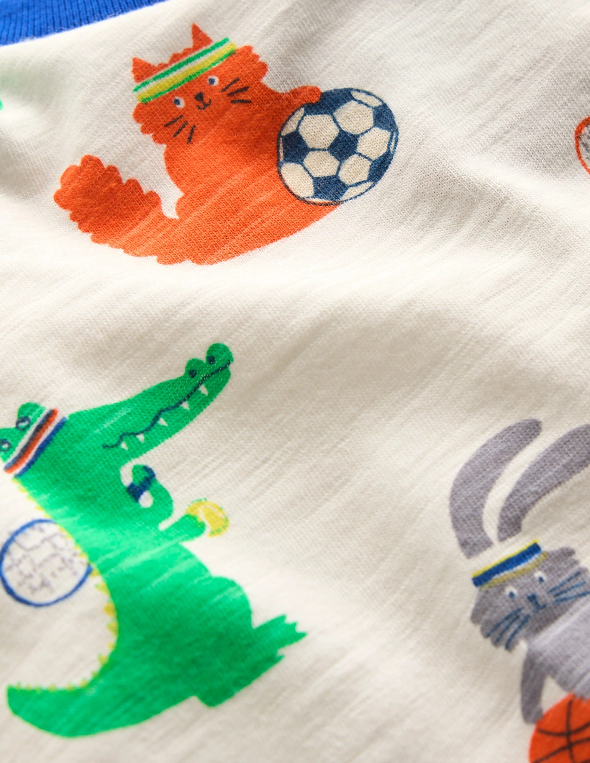 All-Over Printed T-Shirt-Soft Ivory Sporty Pets - Image 3