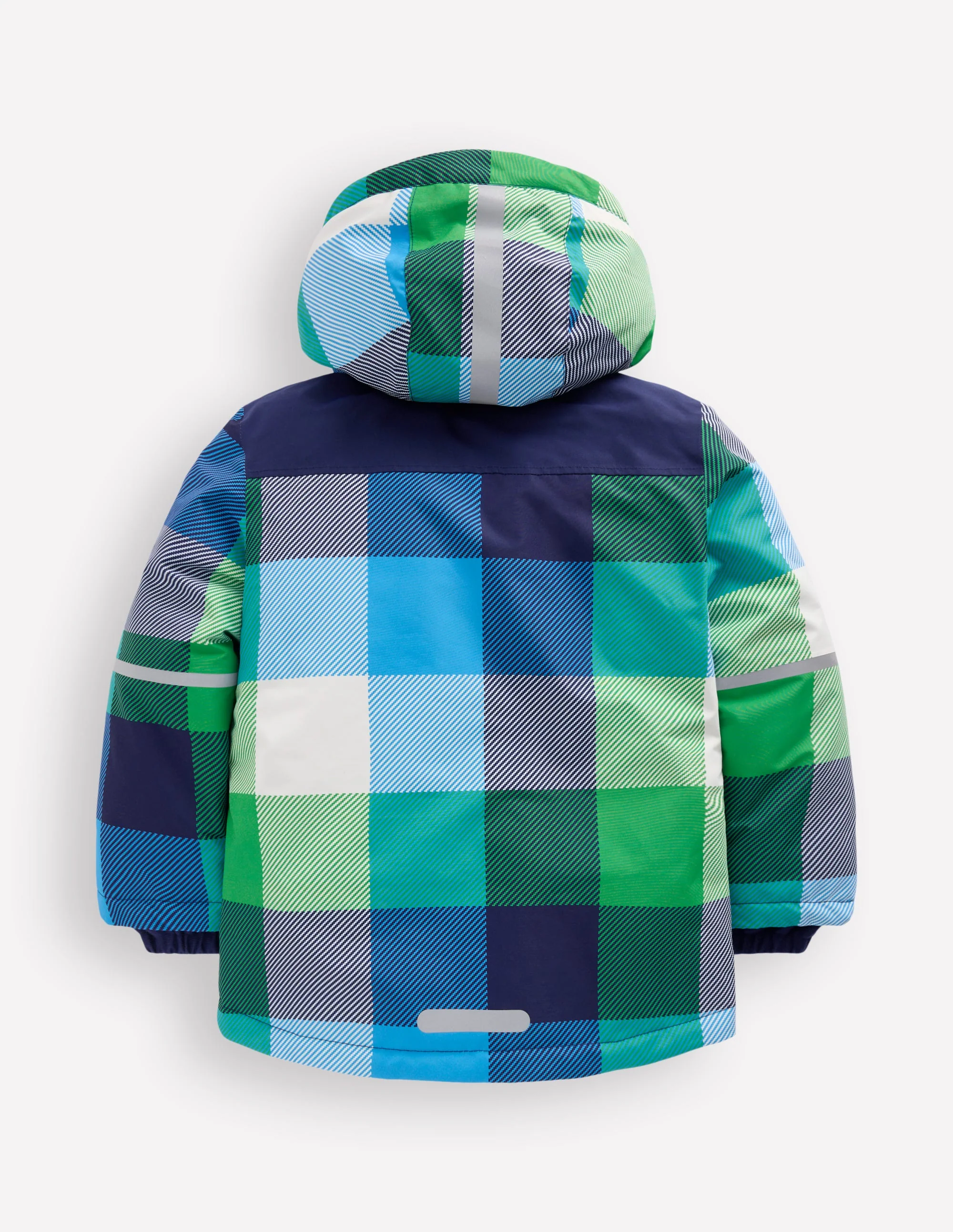 All-weather Waterproof Coat-Green Check - Image 2
