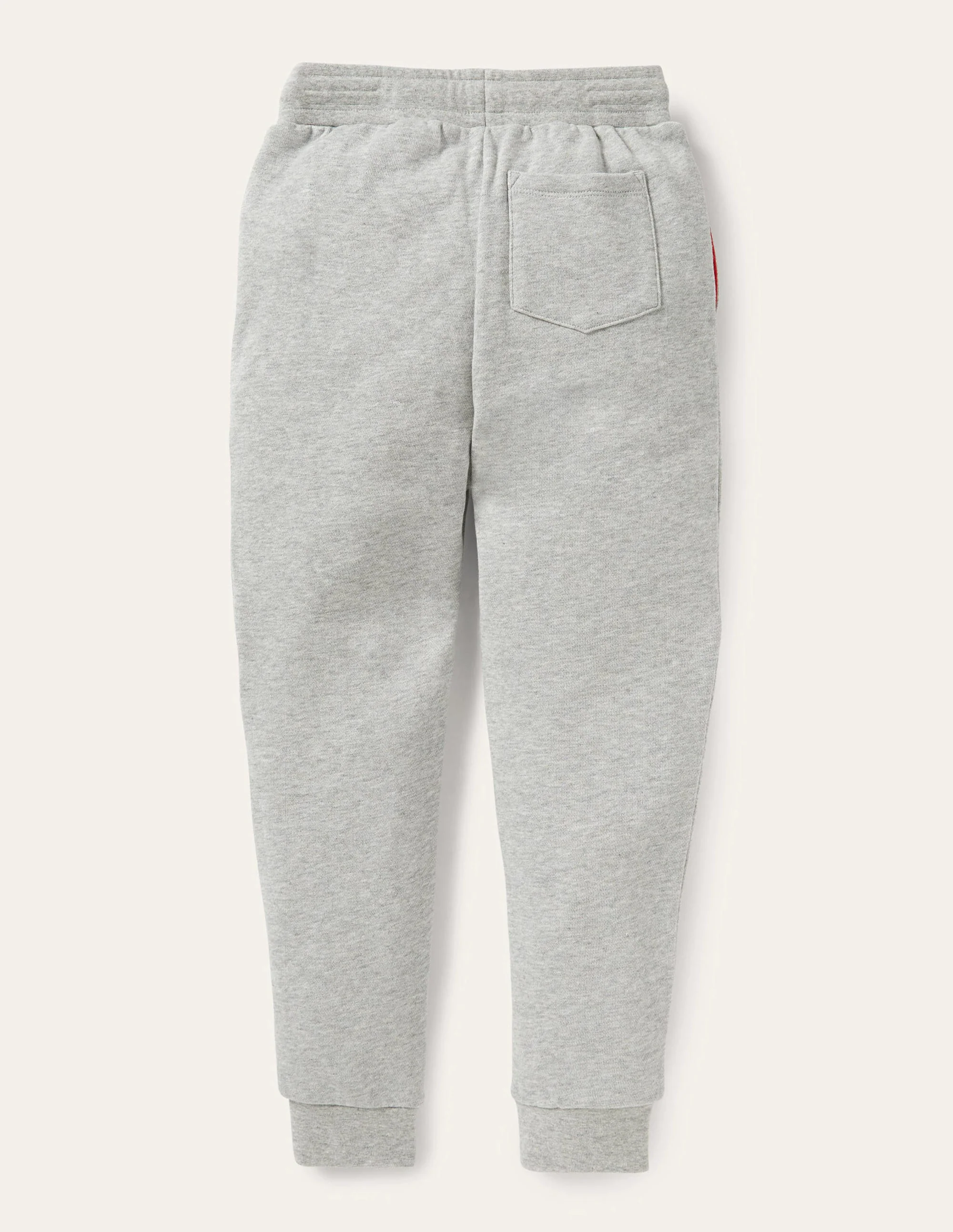 Appliqué Knee Joggers-Grey Marl Dinosaur - Image 2