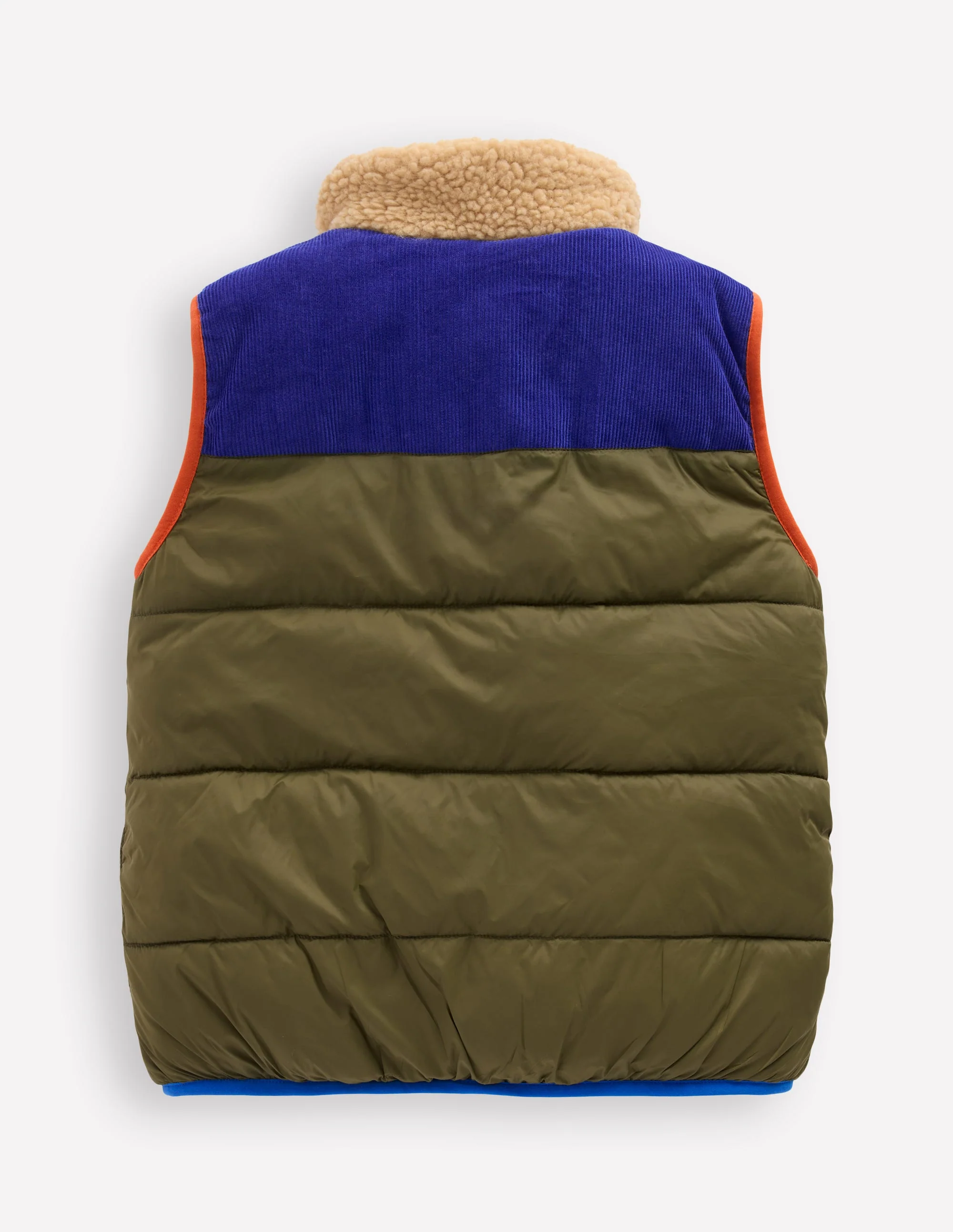 Borg Lined Vest-Woodland Green - Image 2