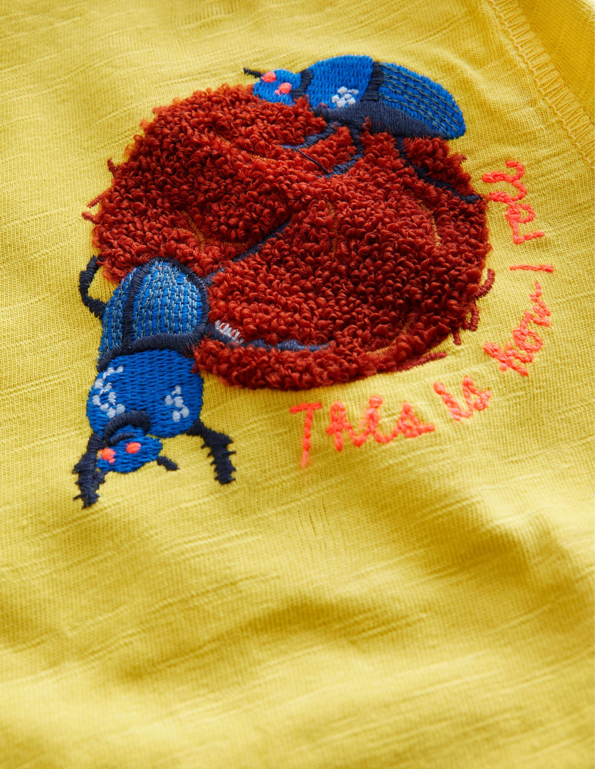 Boucle Print Logo T-Shirt-Gooseberry - Image 3