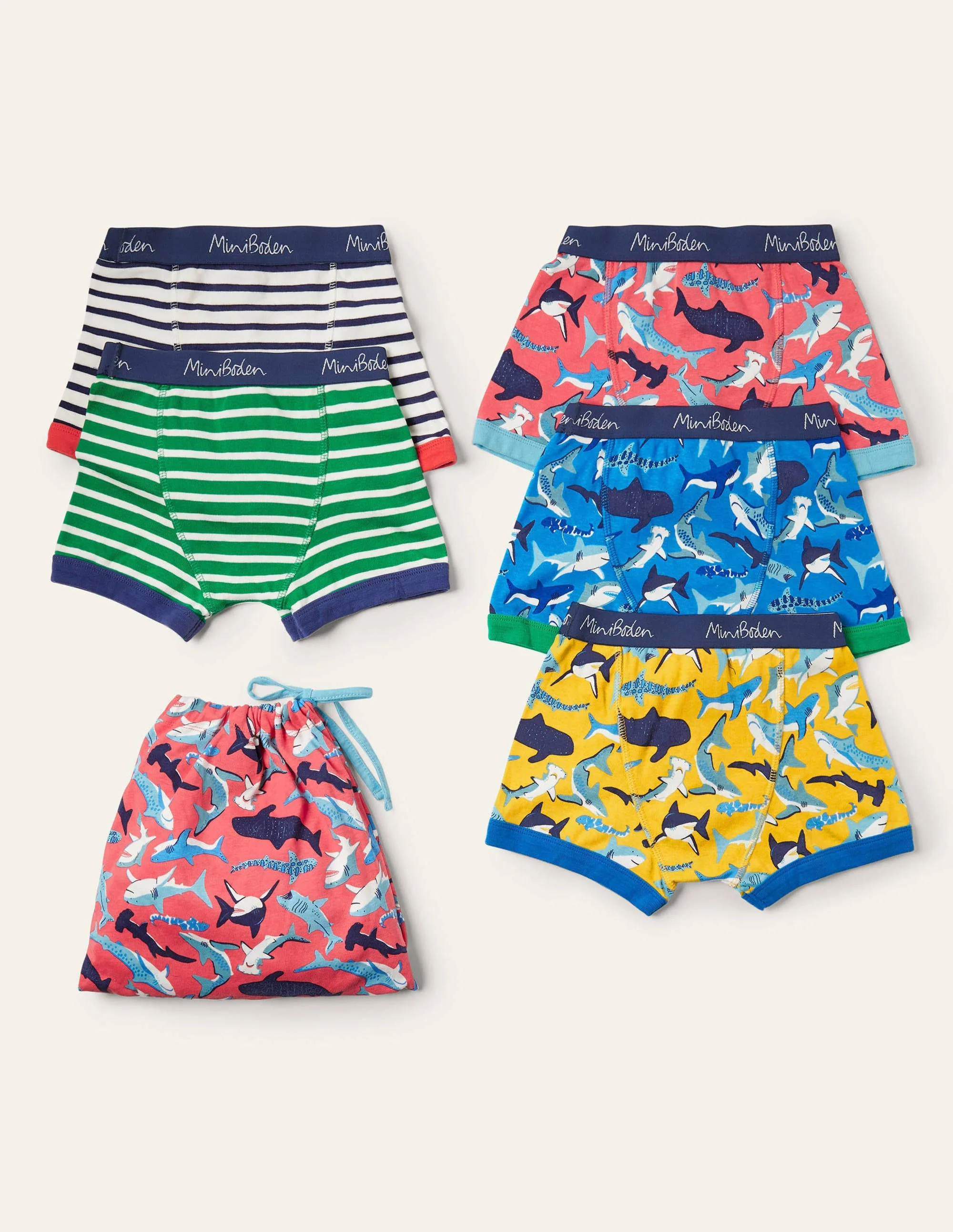 Boxers 5 Pack-Sharks - Image 2