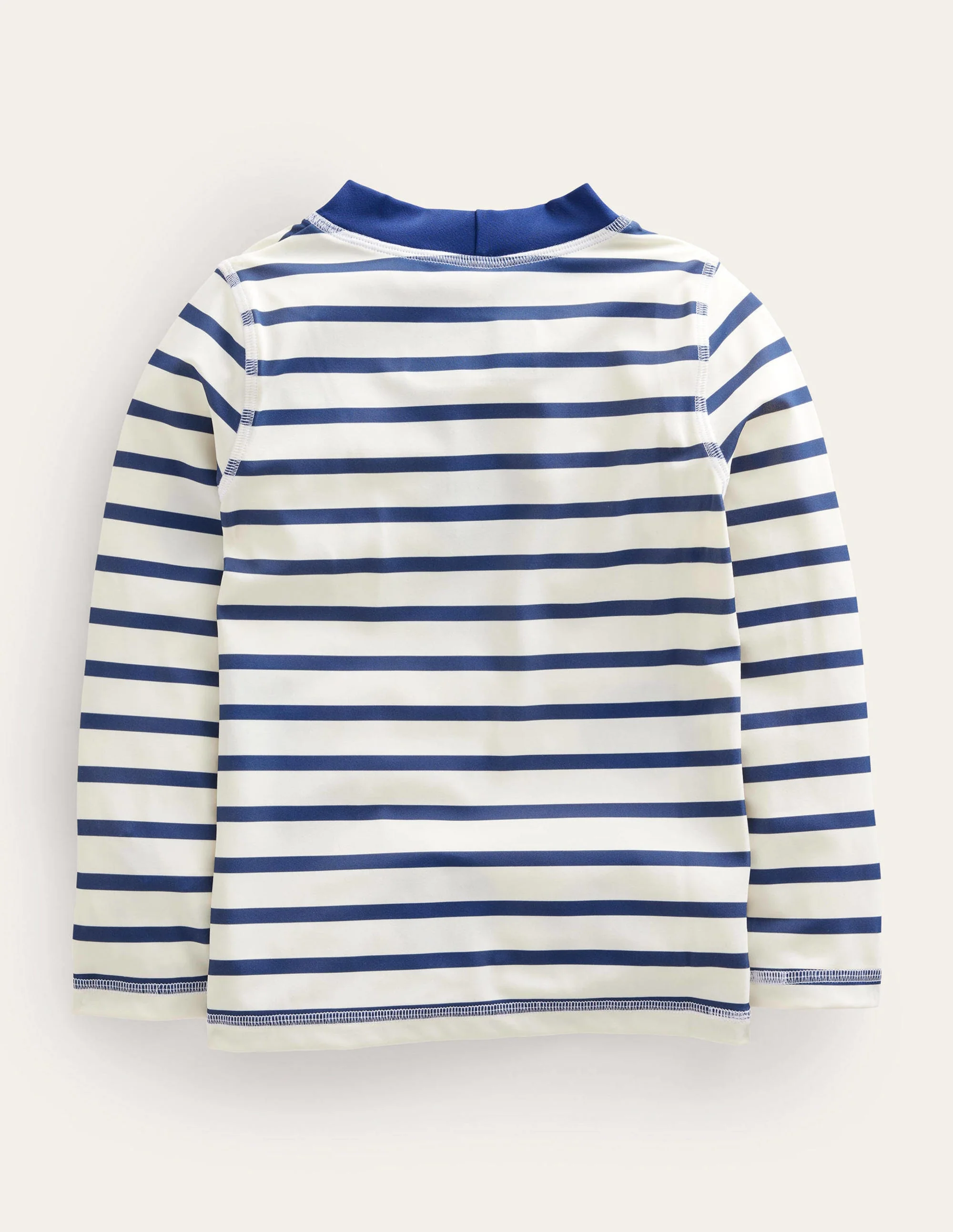 Breton Rash Guard-College Navy/ Ivory Stripe - Image 2