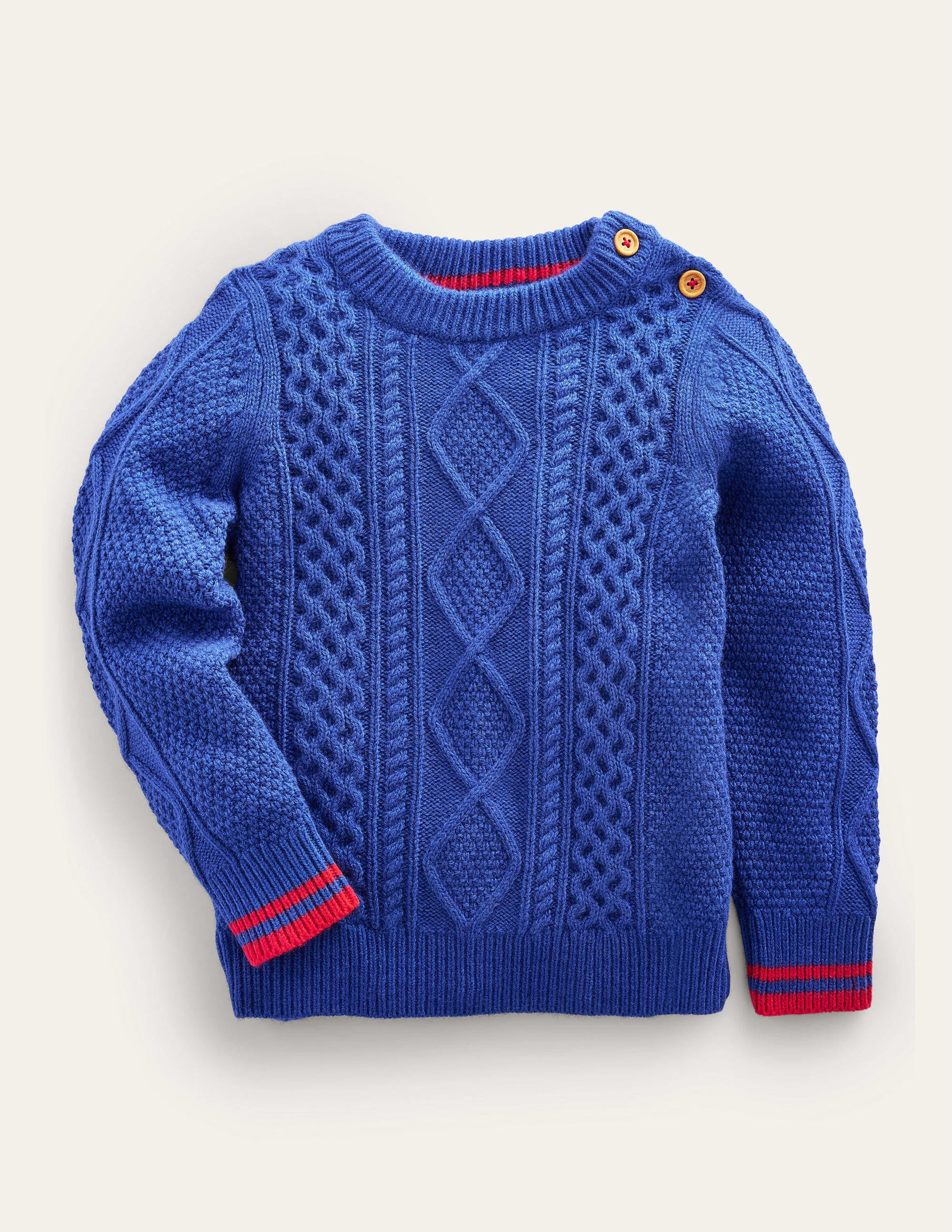 Cable Sweater-Bluing