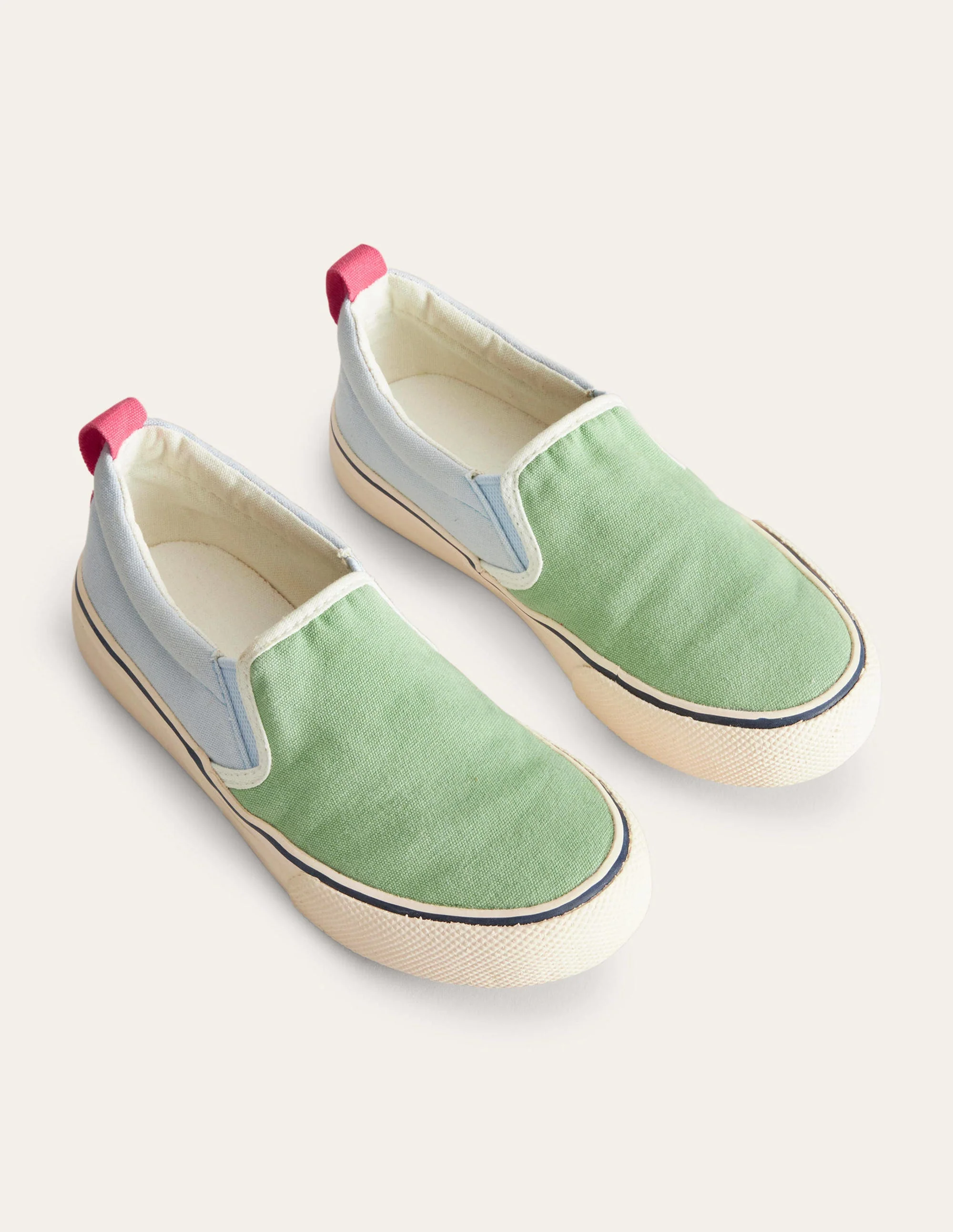 Canvas Slip Ons-Multi - Image 2