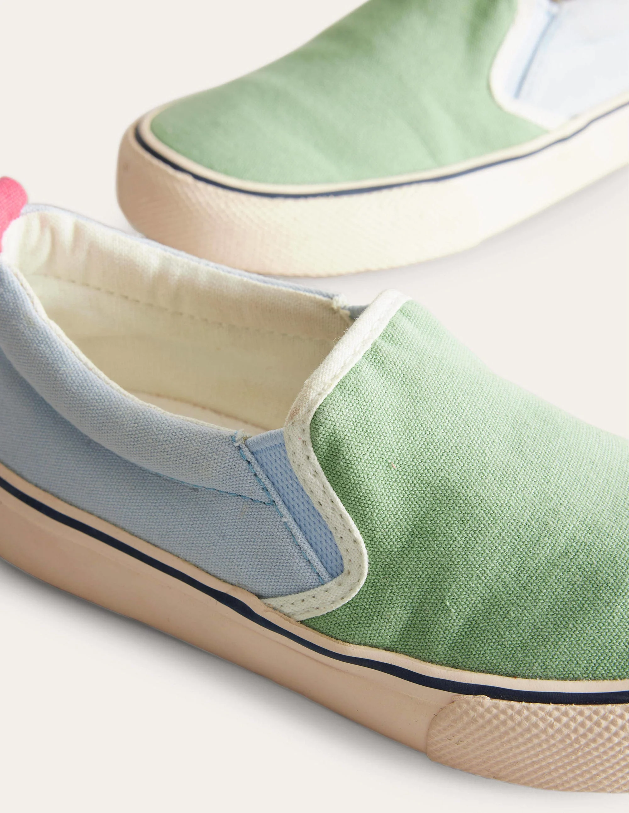 Canvas Slip Ons-Multi - Image 3