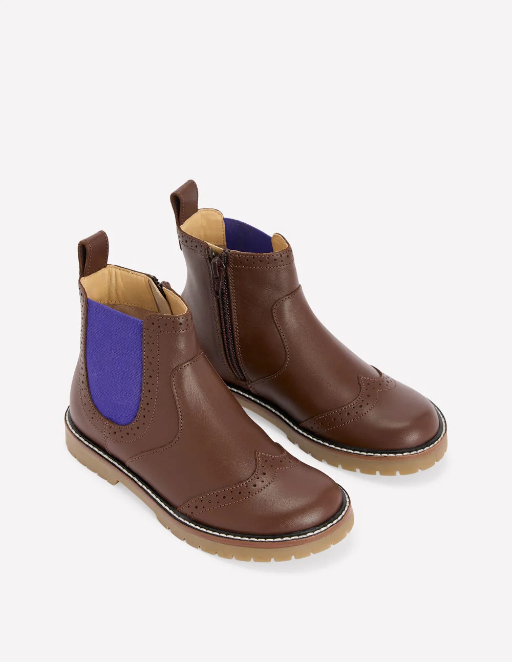 Chelsea Boots (Boys)-Chocolate - Image 2