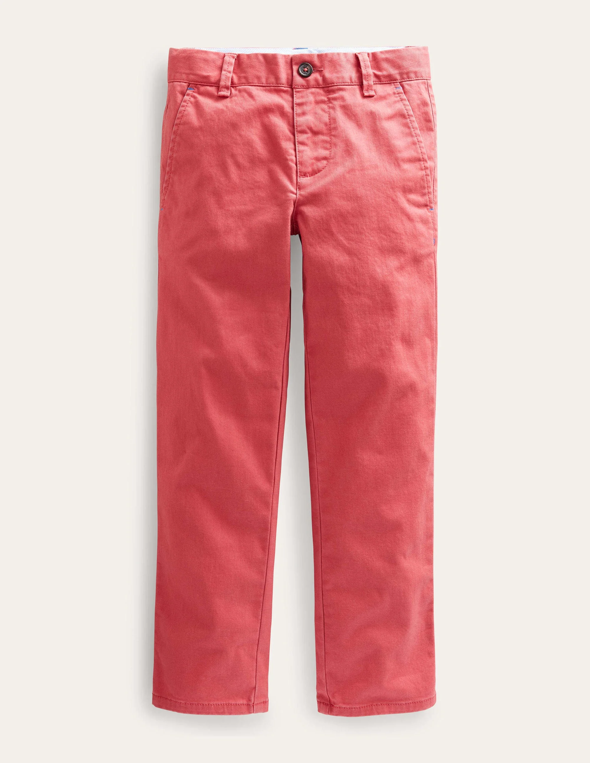 Chino Stretch Pants-Cherry Tomato Red