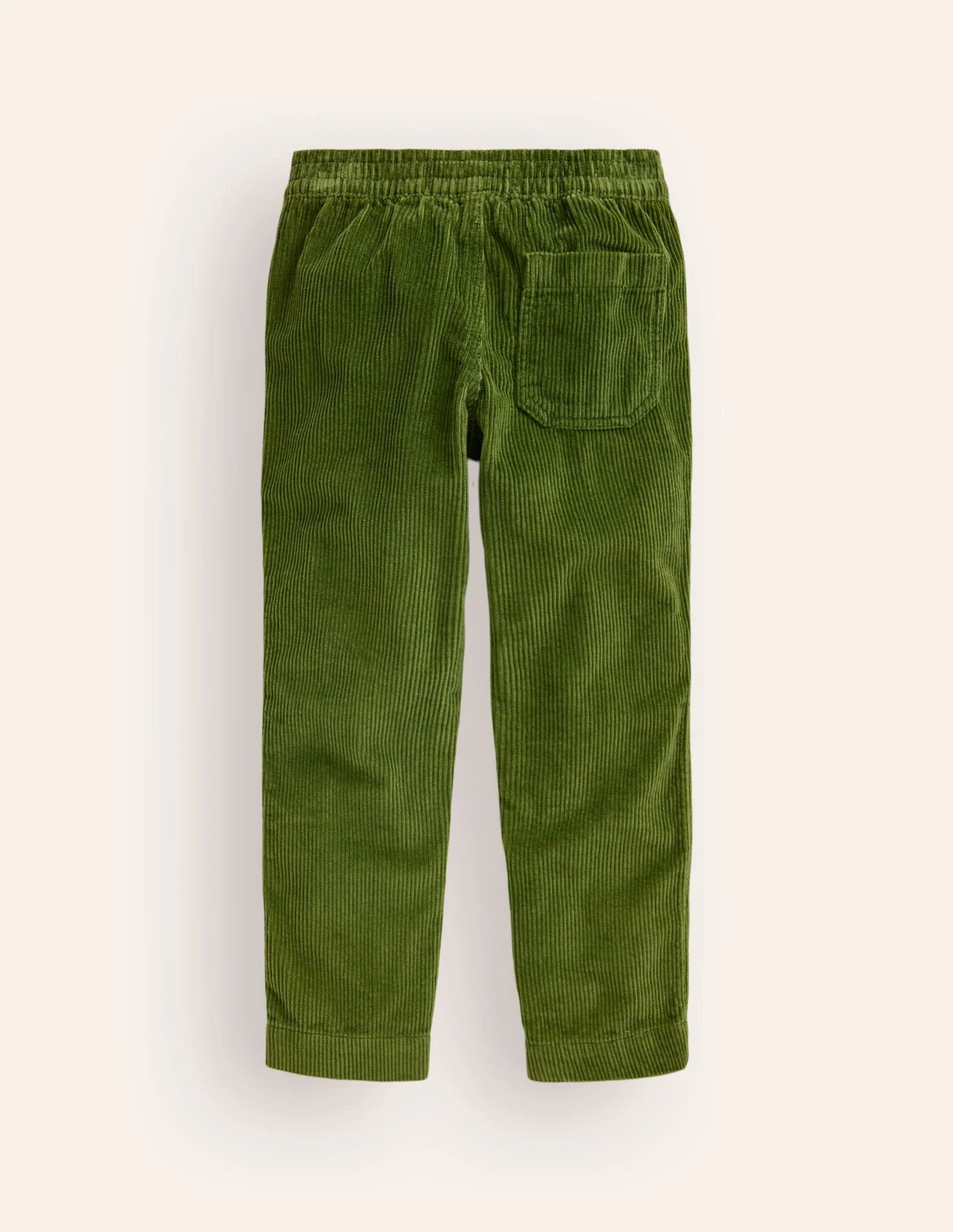 Chunky Cord Pull On Pants-Leaf Green - Image 2