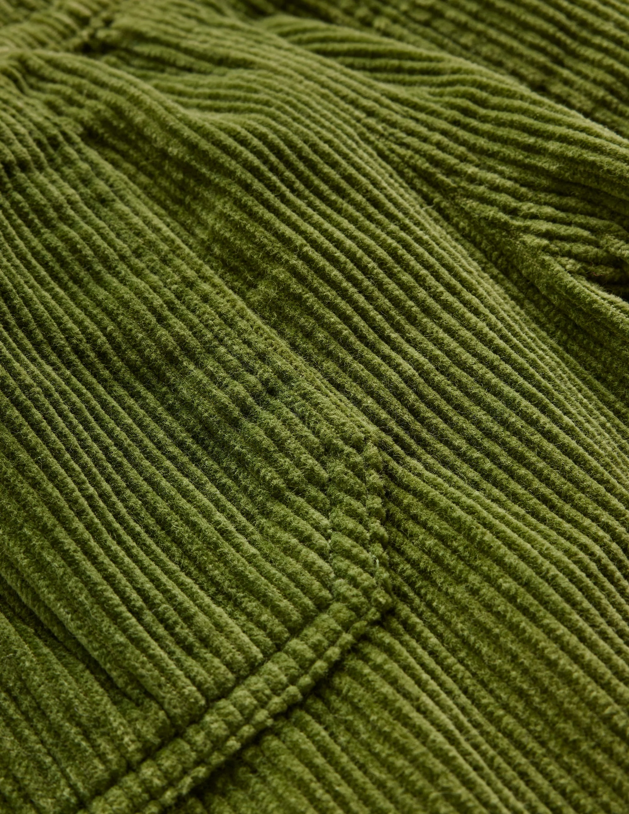Chunky Cord Pull On Pants-Leaf Green - Image 3