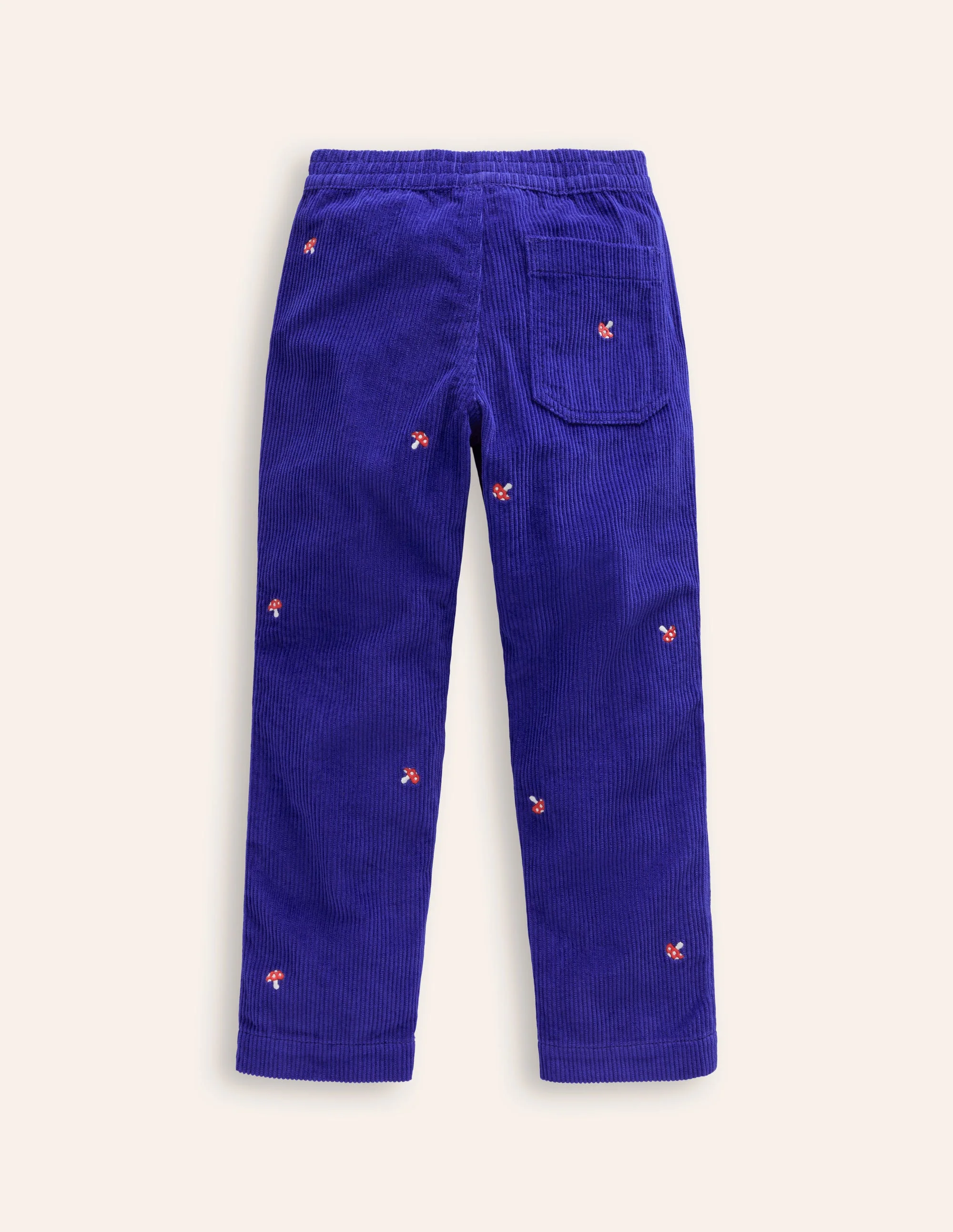 Chunky Cord Pull On Pants-Sapphire Blue Toadstool - Image 2