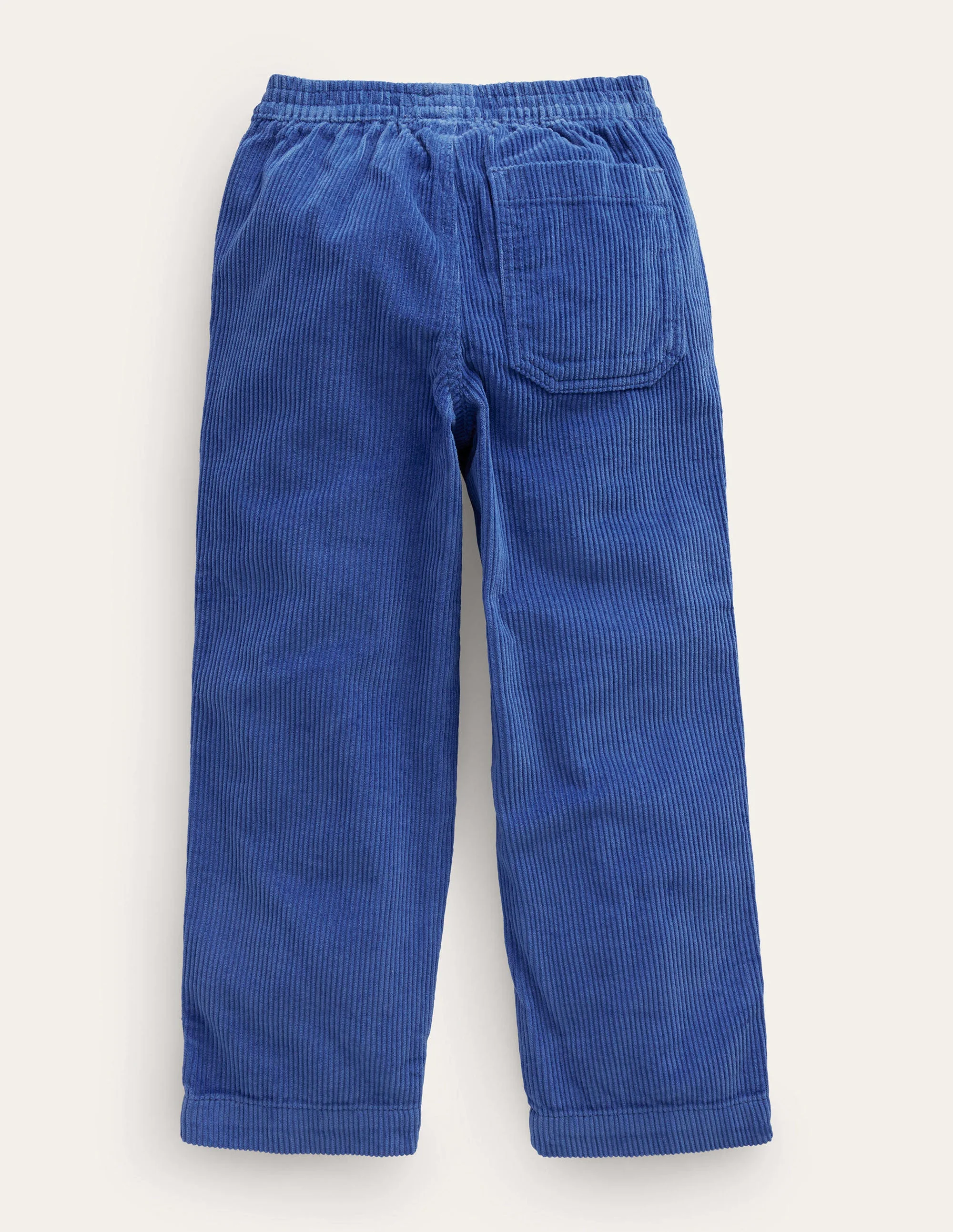 Chunky Pull-on Cord Pants-Delft Blue - Image 2