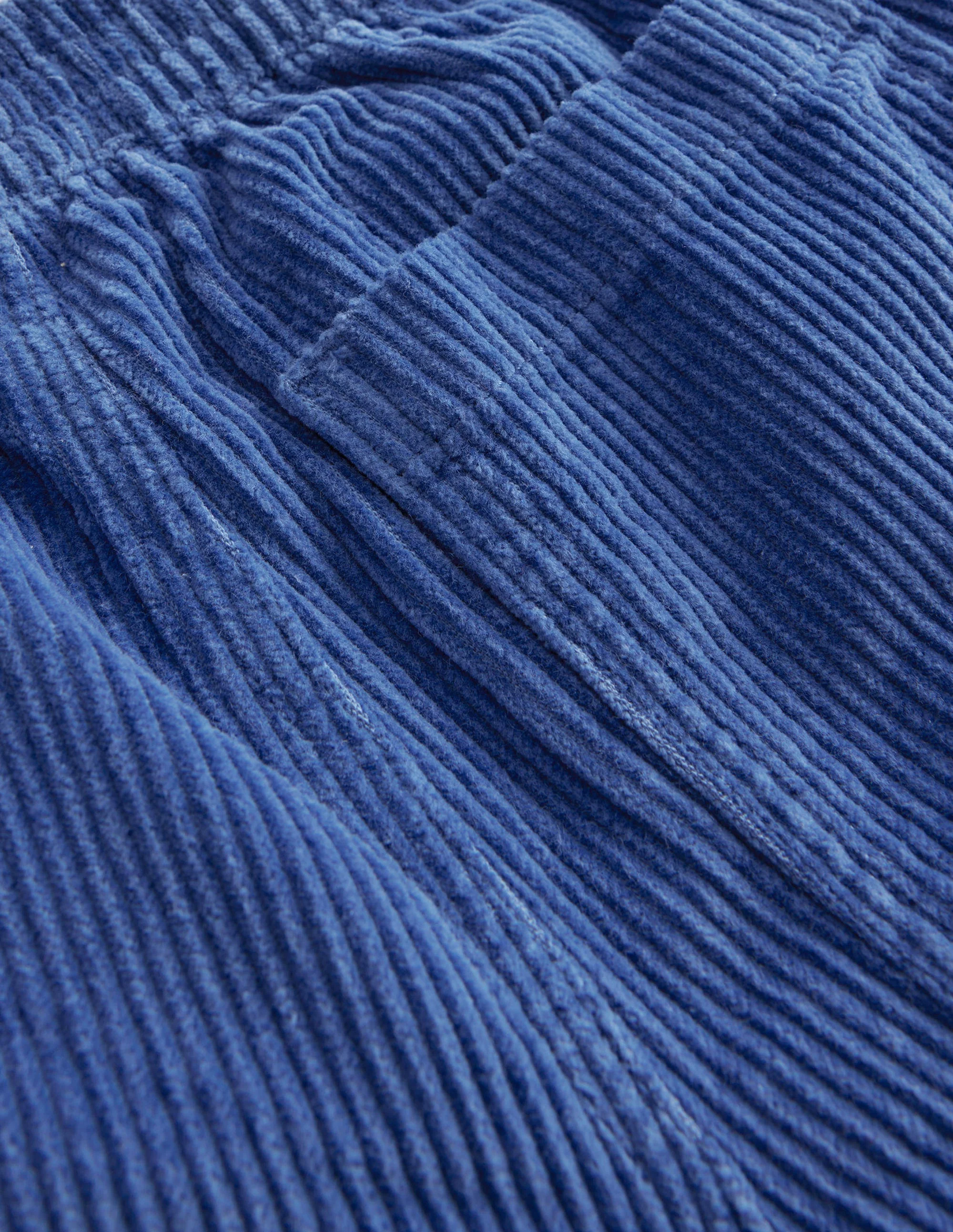 Chunky Pull-on Cord Pants-Delft Blue - Image 3